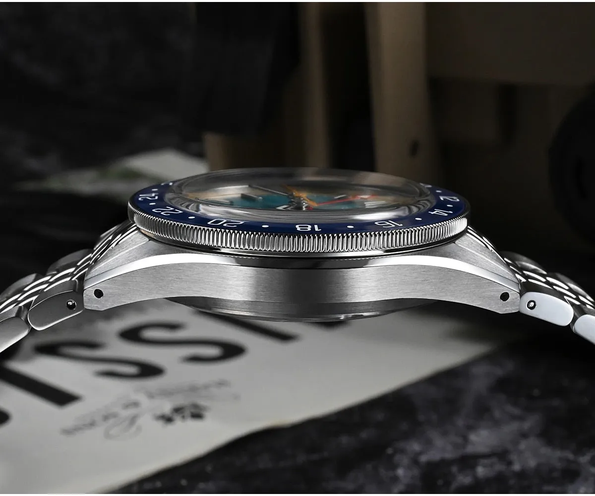 San Martin Original Design NH34 GMT Watch SN0116