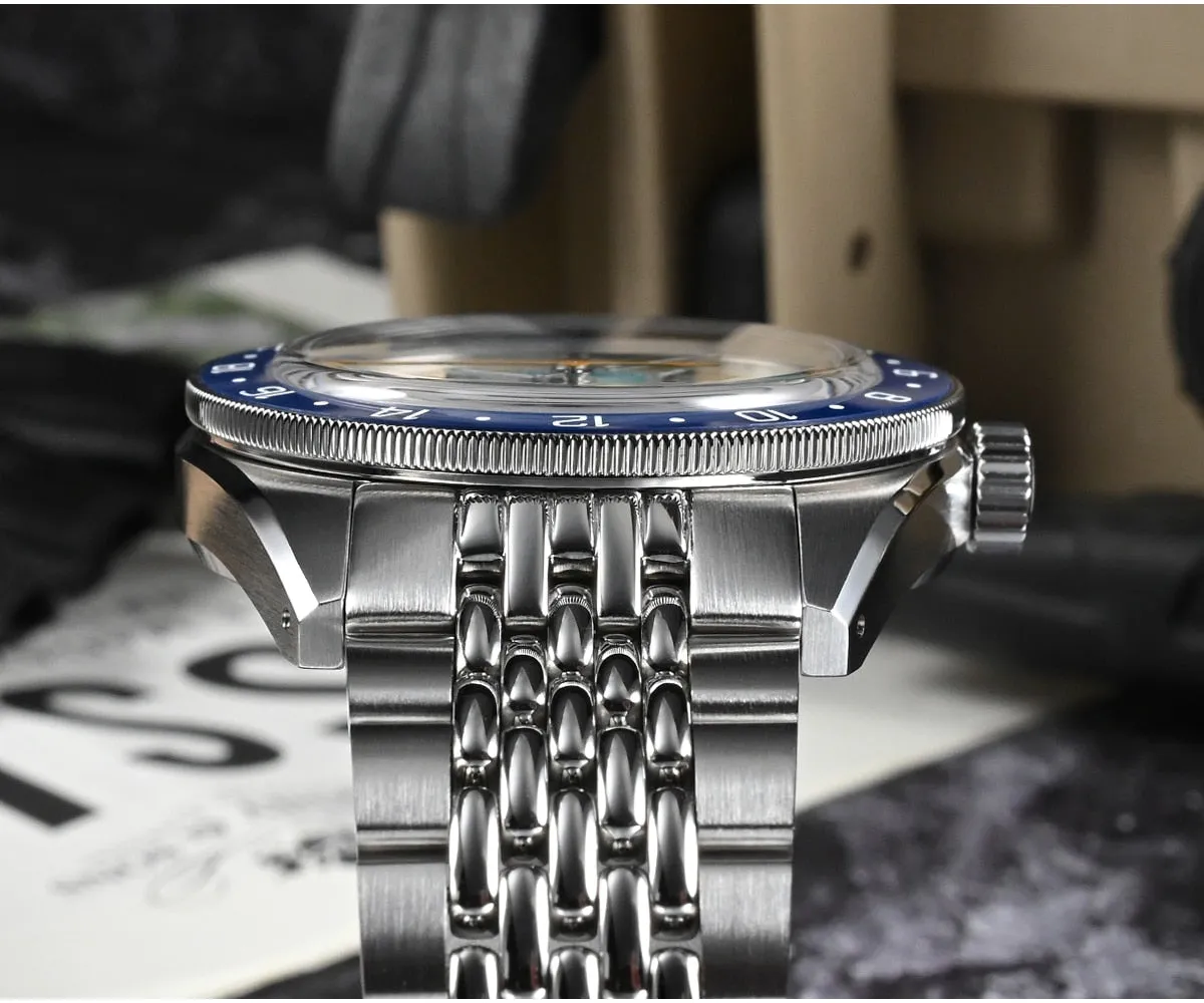 San Martin Original Design NH34 GMT Watch SN0116