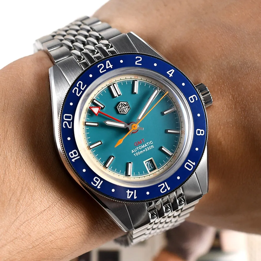 San Martin Original Design NH34 GMT Watch SN0116