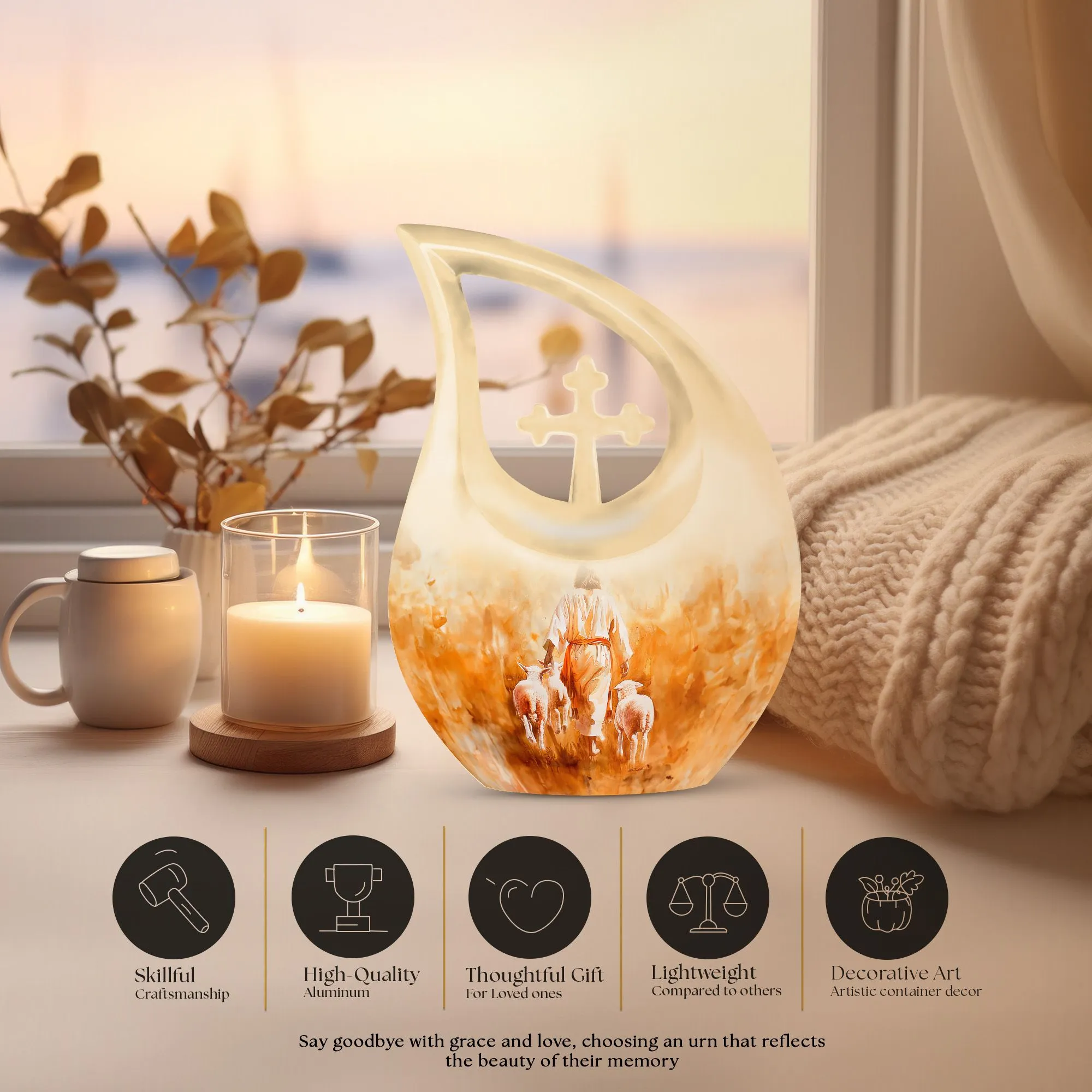 Shepherd Urn - An Affordable Cremation Reminder and Memorial Urn