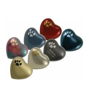 Small Paw Print Heart