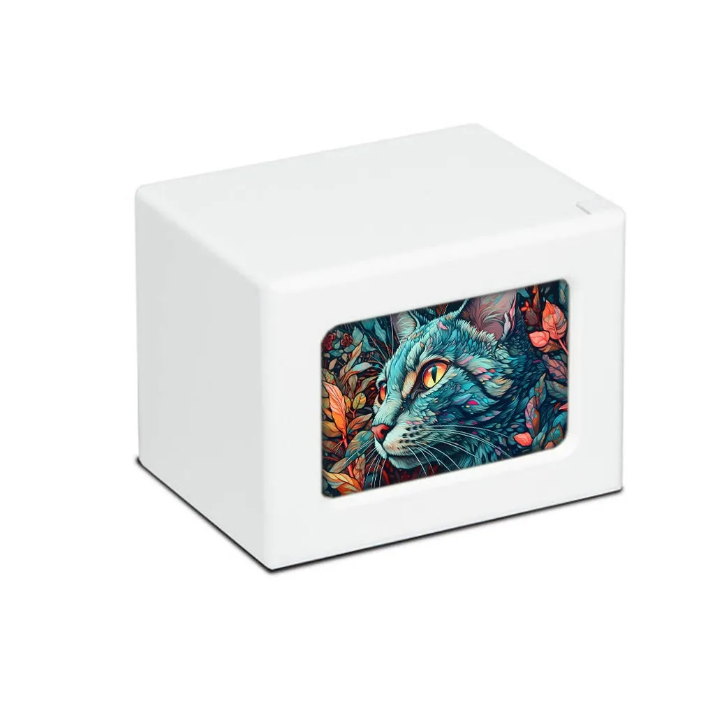 SMALL PY06 - Abstract Colorful Cat