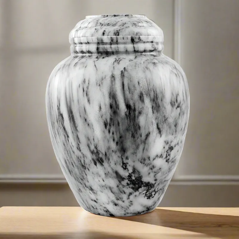 Smoky Canyon Marble Cremation Urn in Large