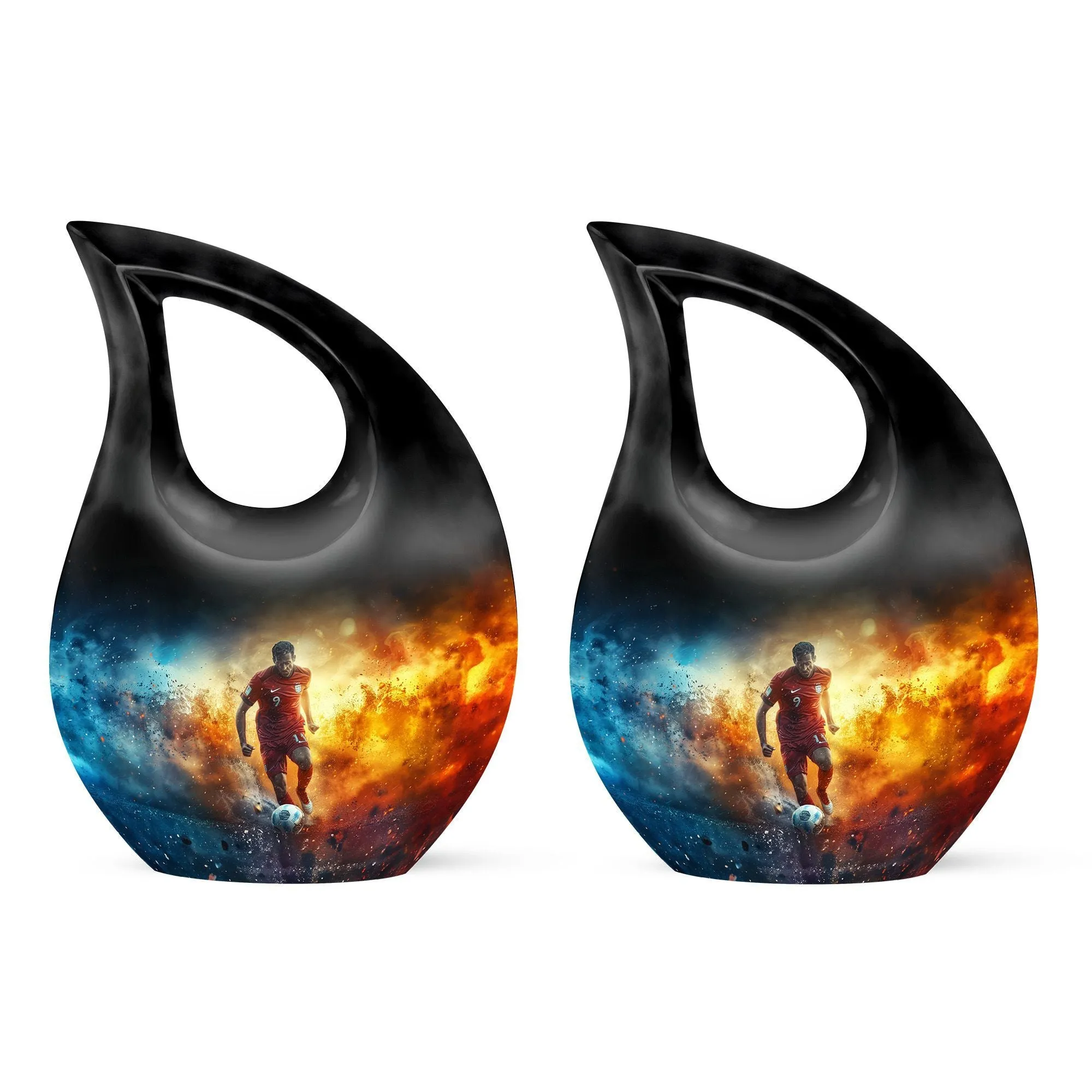 Soccer Passion Tribute: The Unique Dad's Memorial Cremation Urn