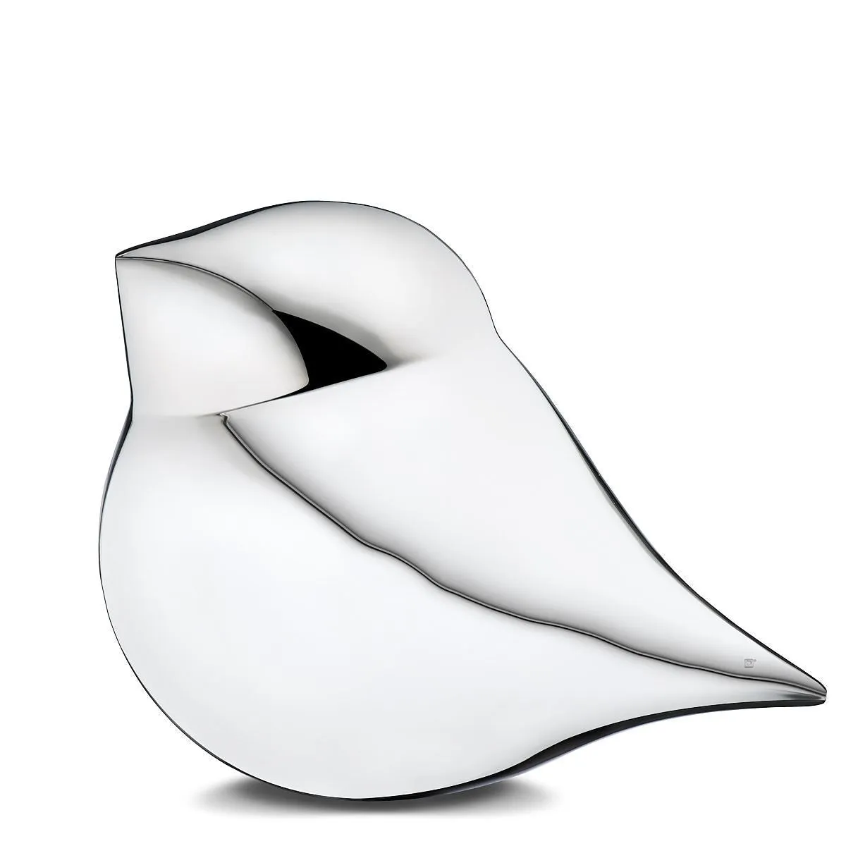 Soul Bird Brass Cremation Urn Sculpture in Silver (Male)