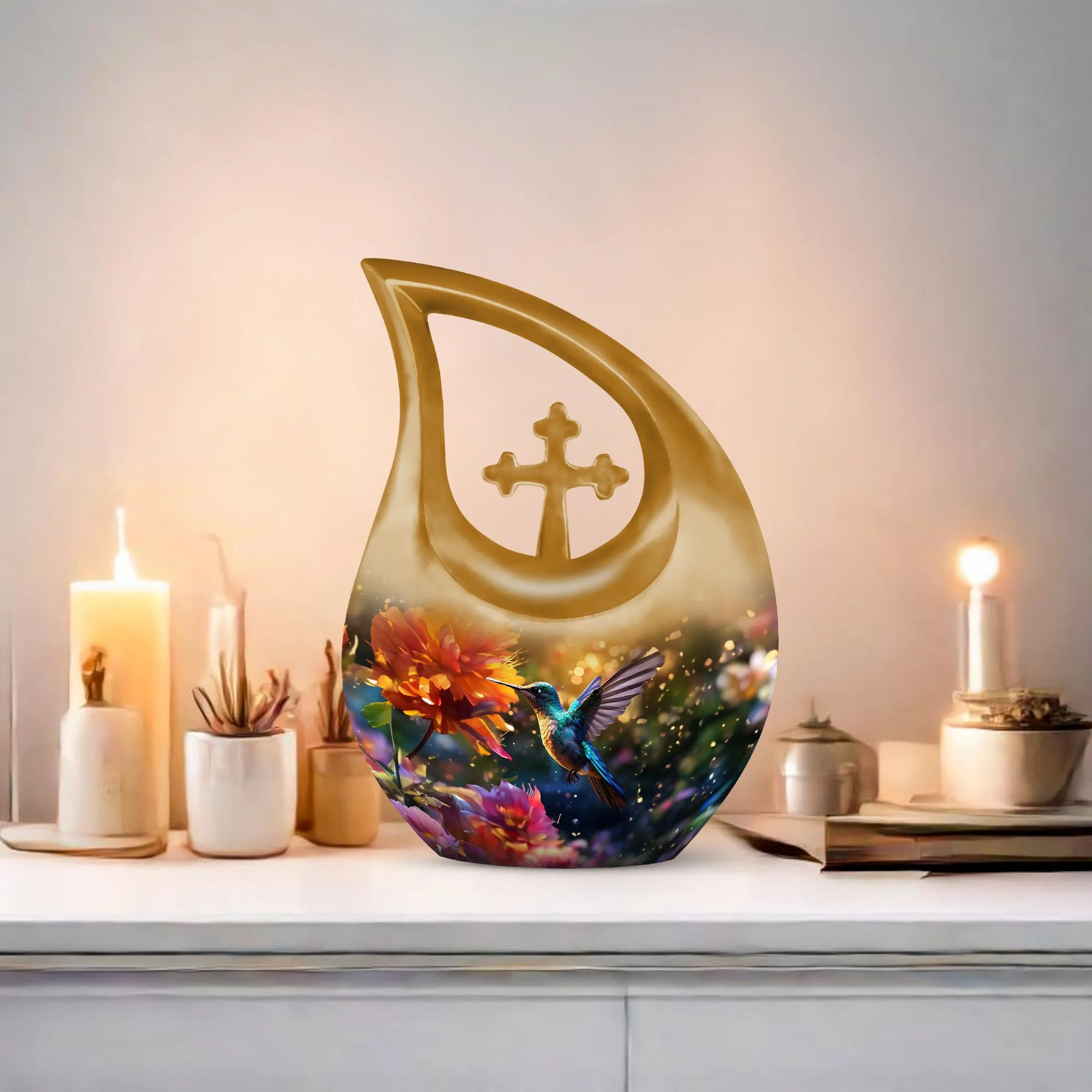 Soulful Harmony - Humming Birds Urn For Lasting Memories
