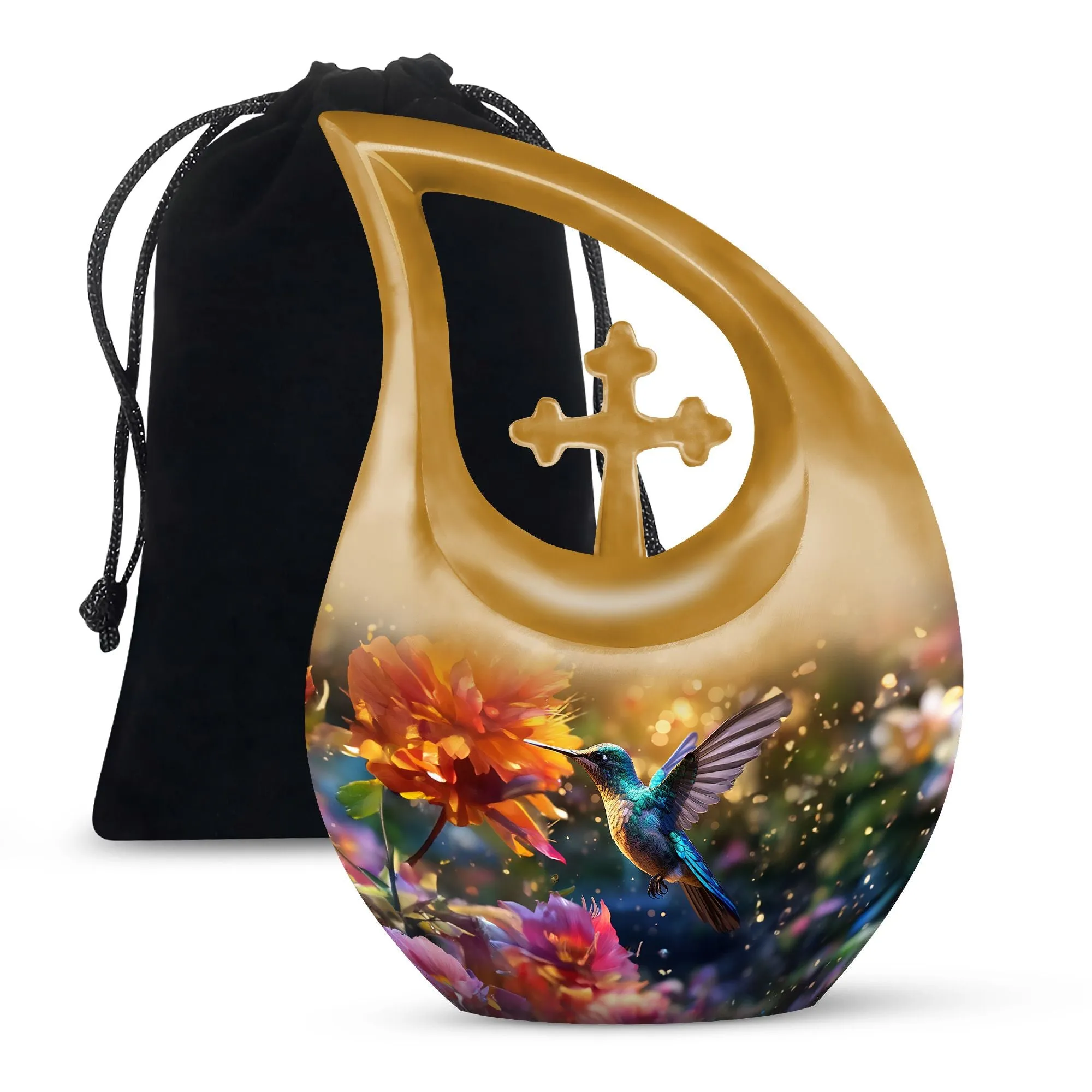 Soulful Harmony - Humming Birds Urn For Lasting Memories