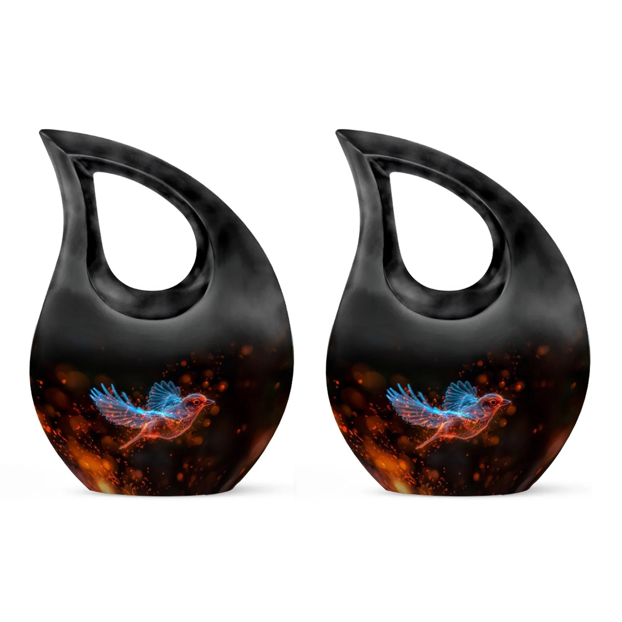 Sparrow Memorial Urn: Affordable Container Cremation Urn