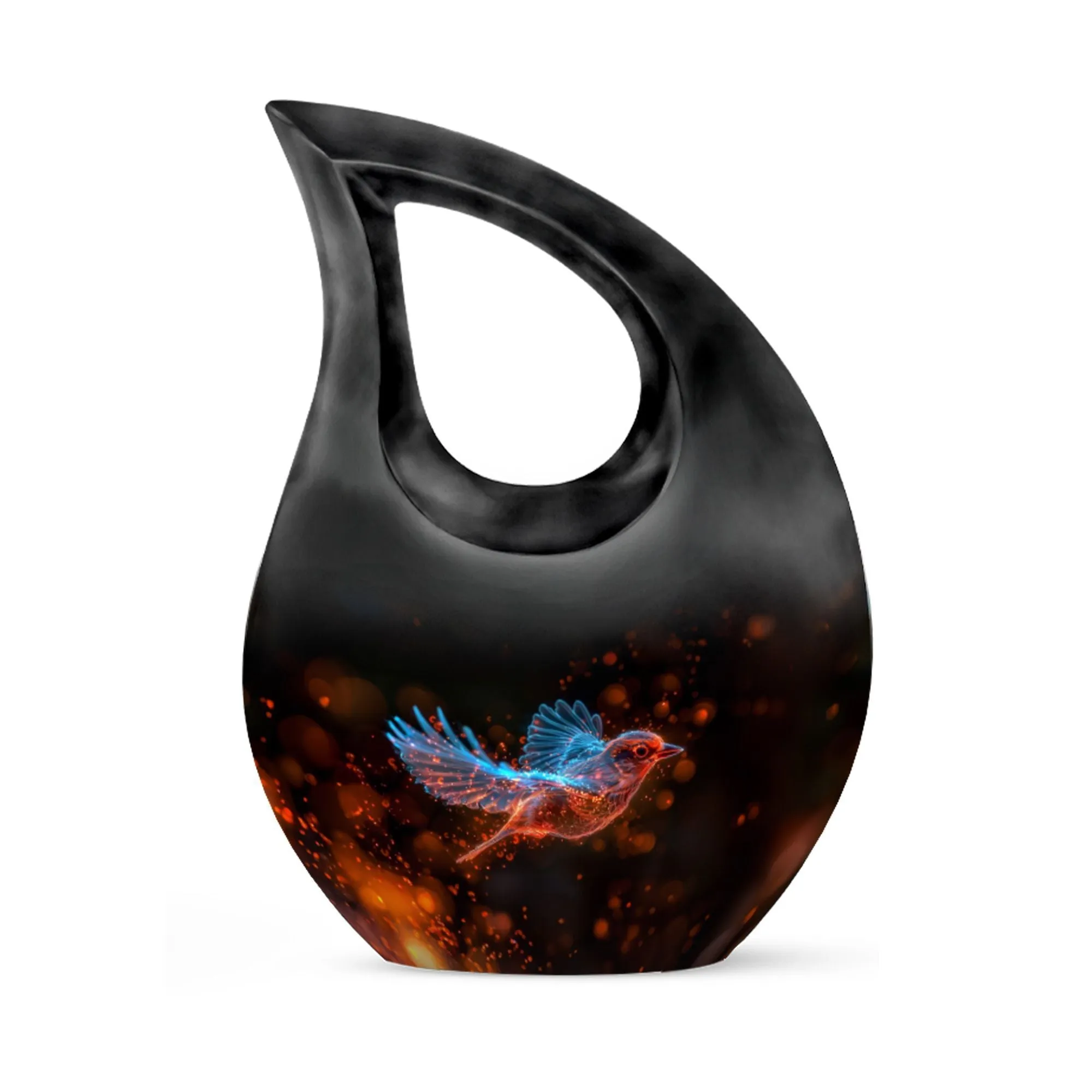 Sparrow Memorial Urn: Affordable Container Cremation Urn