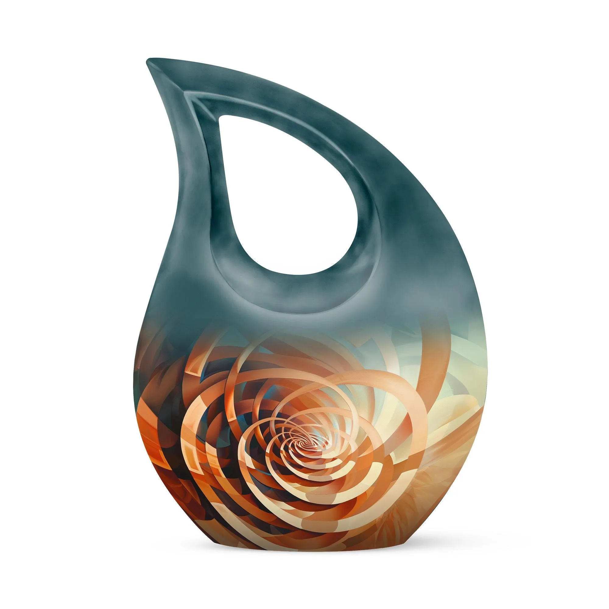 Spiral  Urn -  Memorial Cremation Urn For Ashes