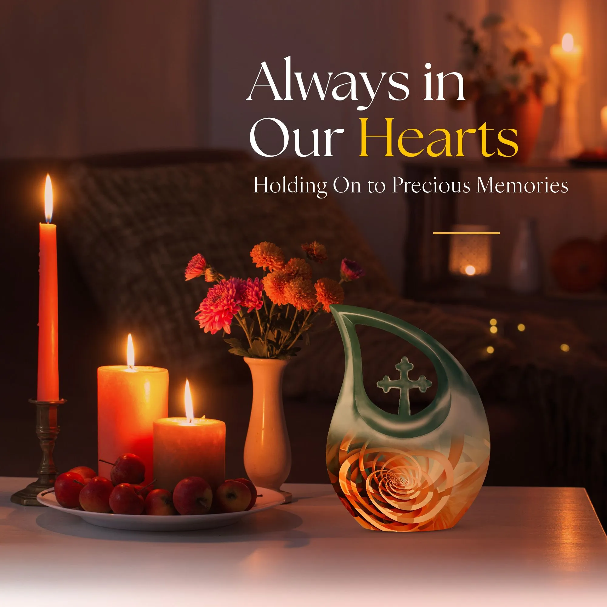 Spiral  Urn -  Memorial Cremation Urn For Ashes