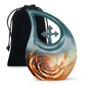 Spiral  Urn -  Memorial Cremation Urn For Ashes