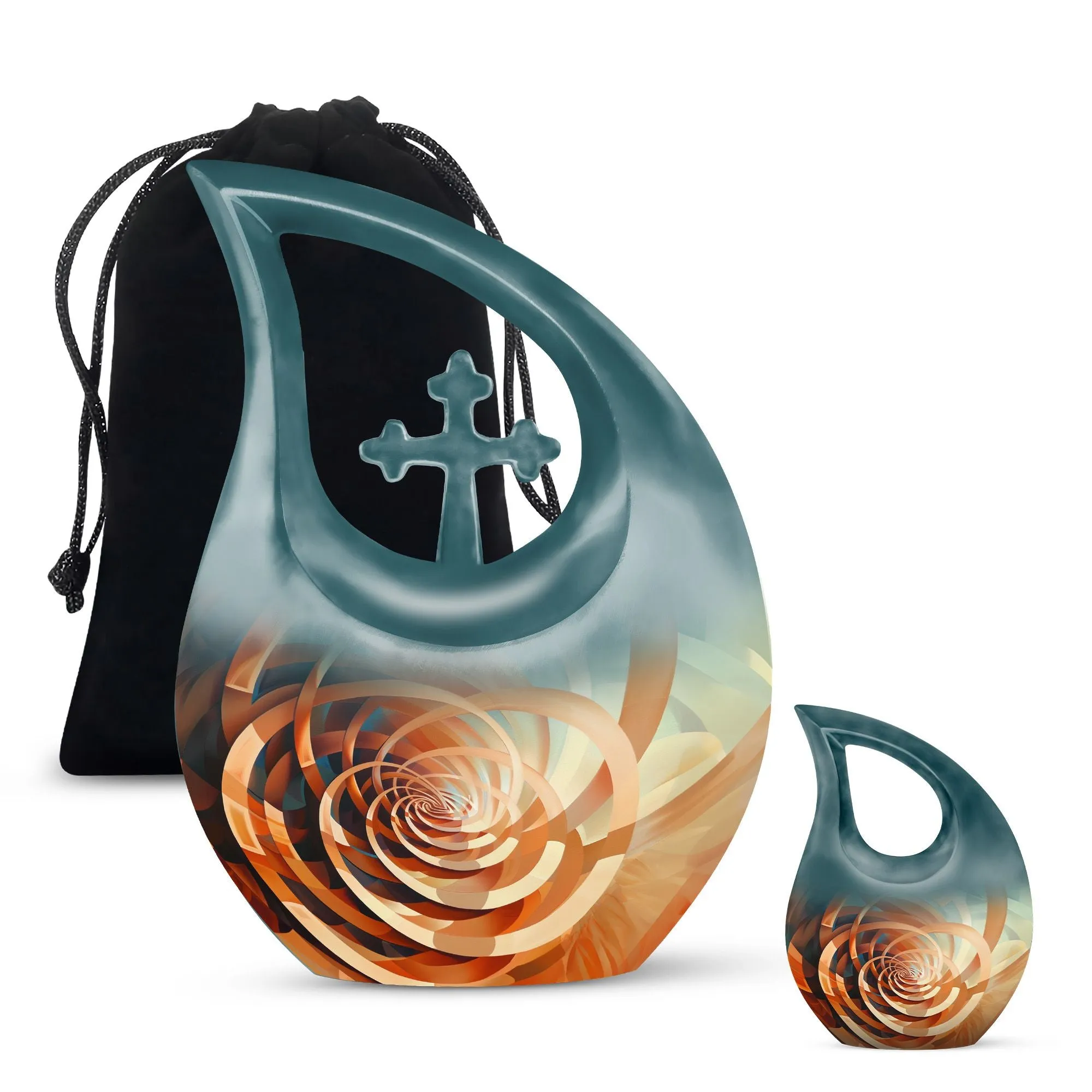 Spiral  Urn -  Memorial Cremation Urn For Ashes