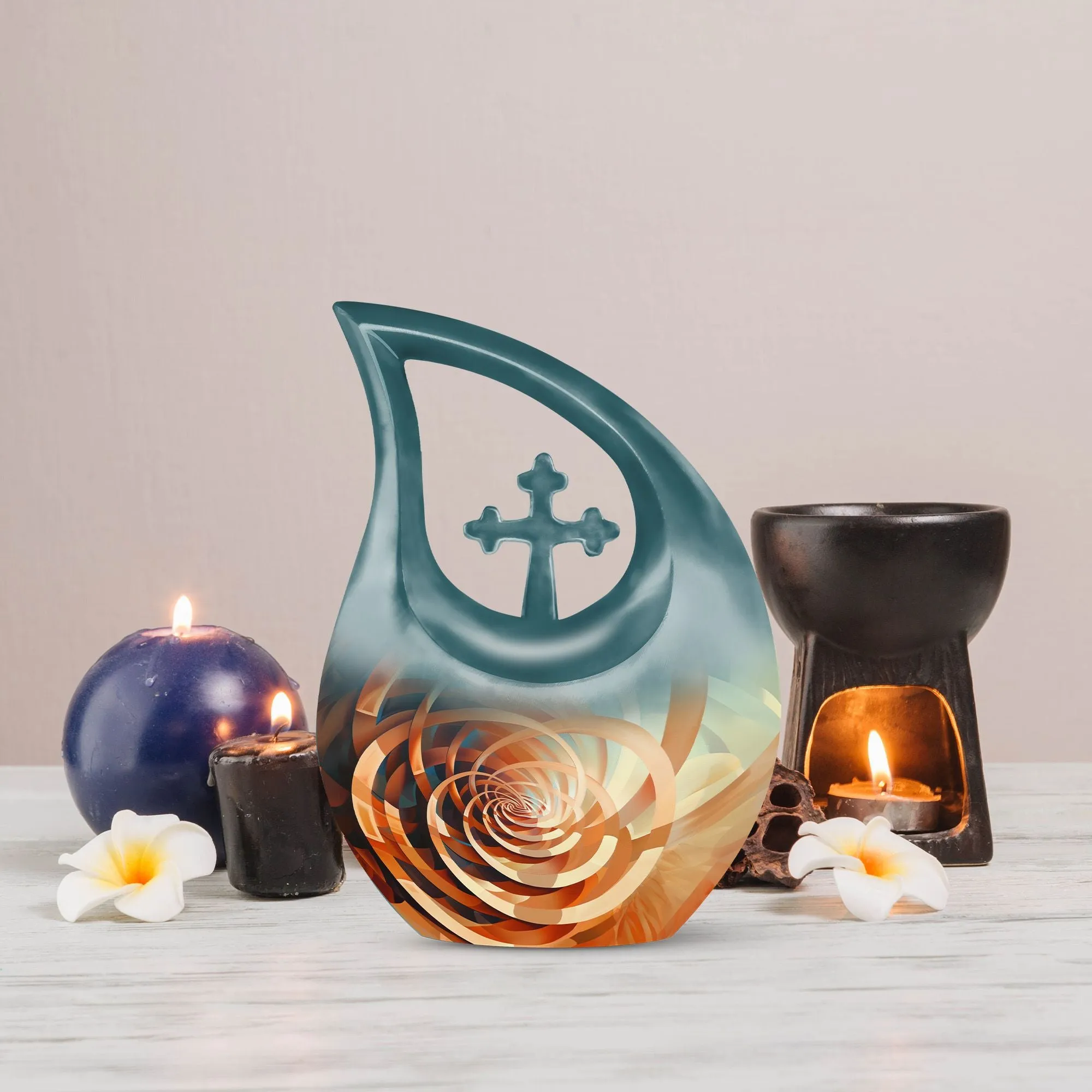 Spiral  Urn -  Memorial Cremation Urn For Ashes
