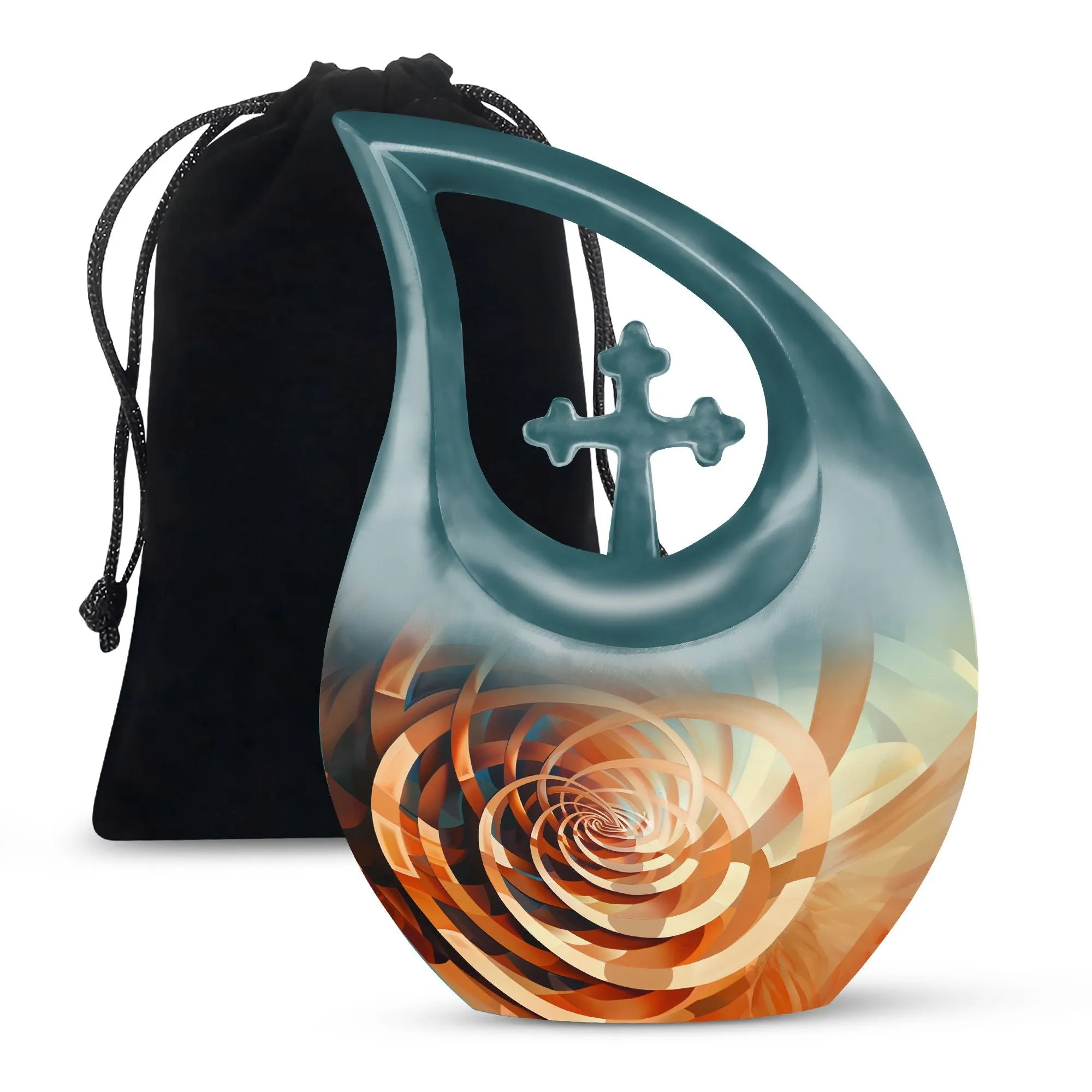 Spiral  Urn -  Memorial Cremation Urn For Ashes