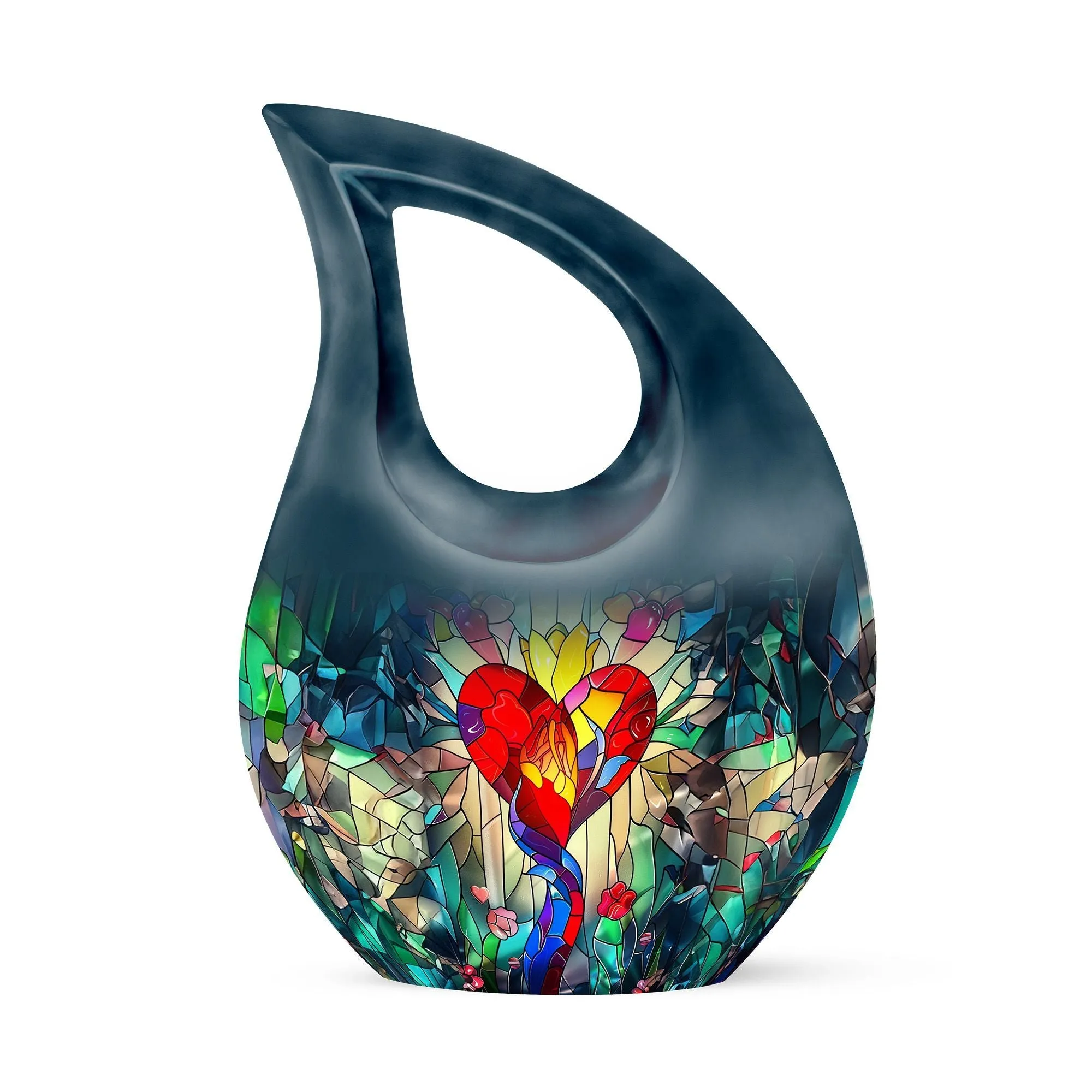 Stained Glass Urn, Affordable Keepsake for Lasting Memories