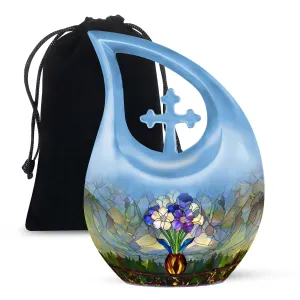 Stained Glass Urn: Premium Memorial Urn for Lasting Remembrance