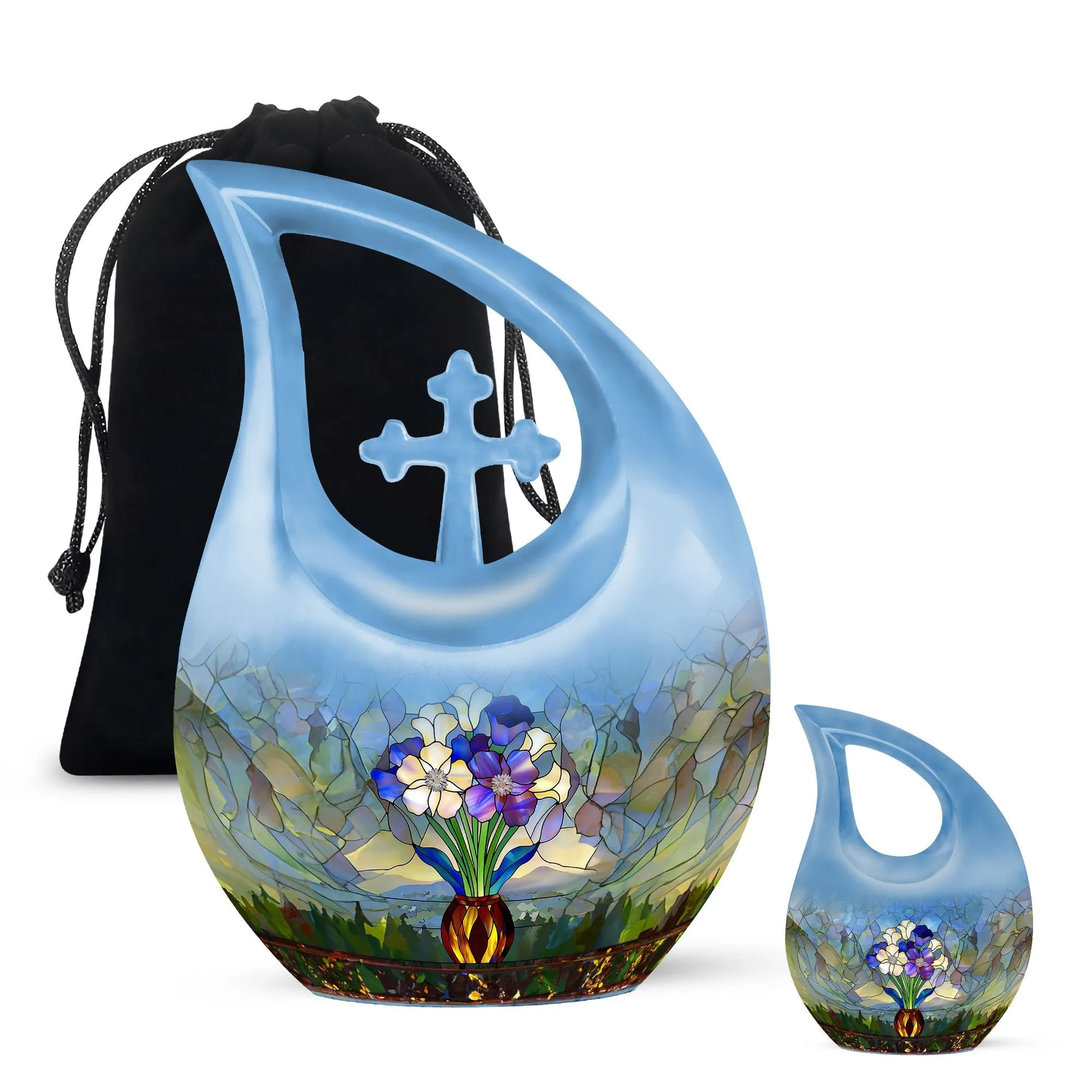 Stained Glass Urn: Premium Memorial Urn for Lasting Remembrance