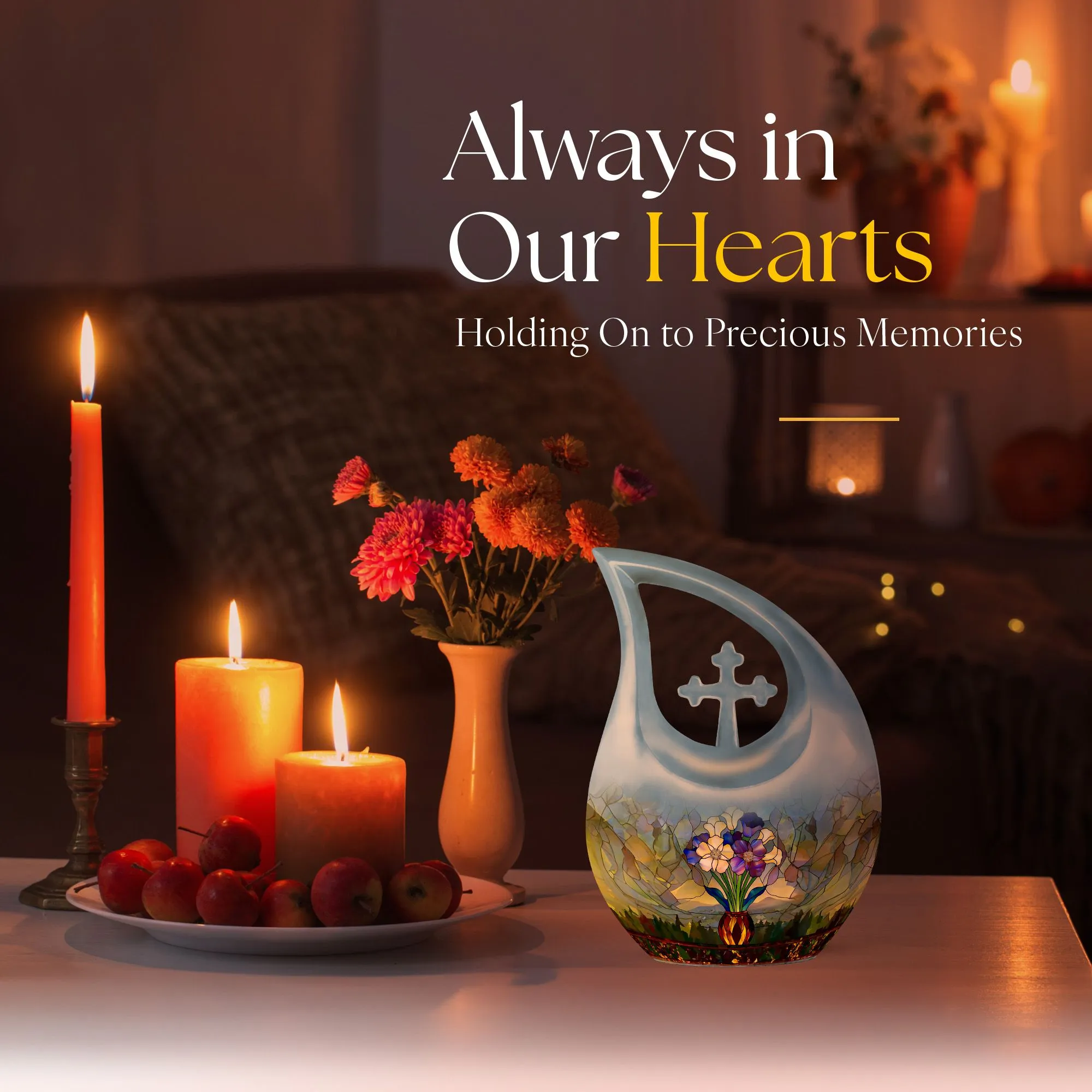 Stained Glass Urn: Premium Memorial Urn for Lasting Remembrance