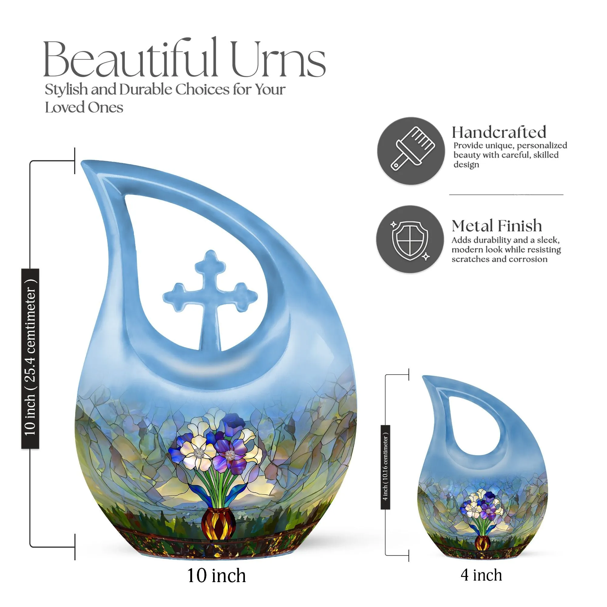 Stained Glass Urn: Premium Memorial Urn for Lasting Remembrance