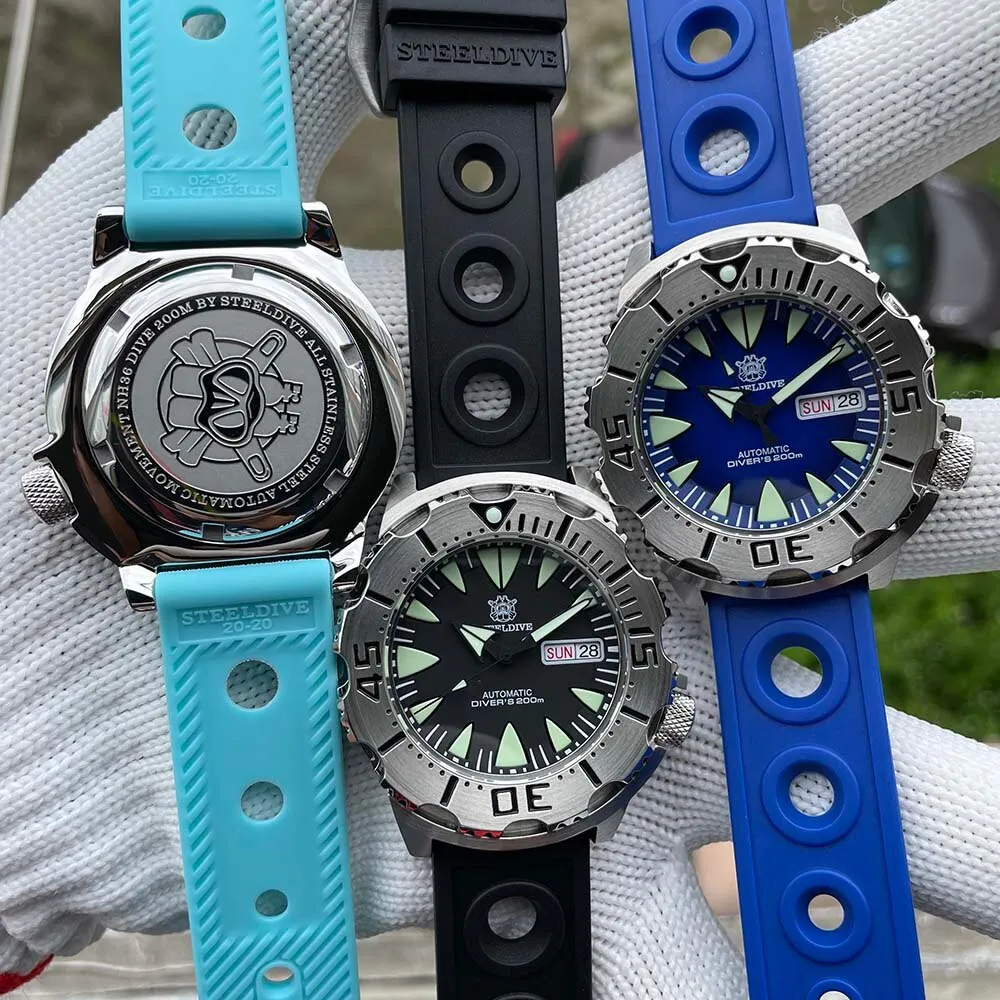 Steeldive SD1984 NH36 Automatic Monster Men Watch