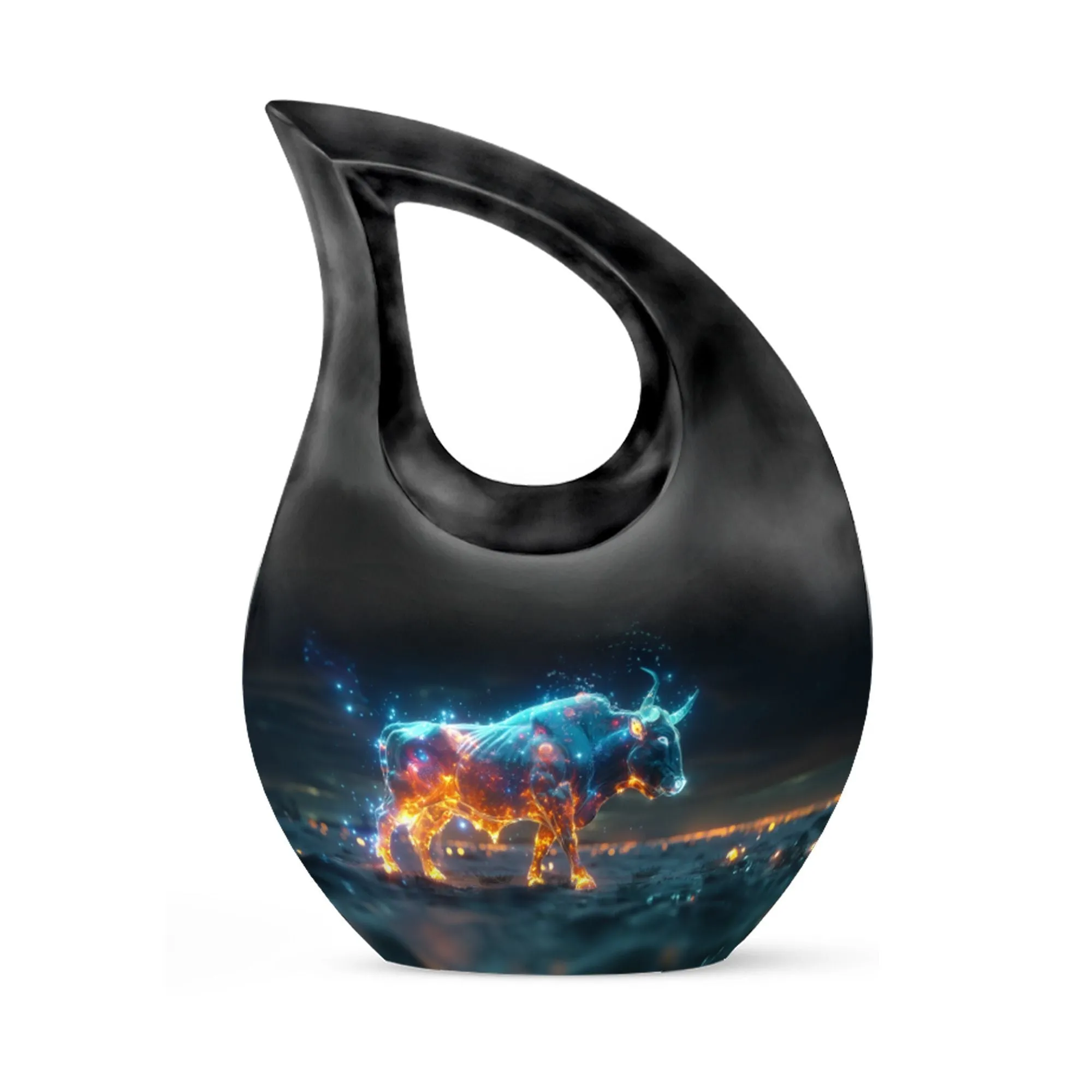 Stellar Taurus Glow Majestic Memorial Urn for Ashes