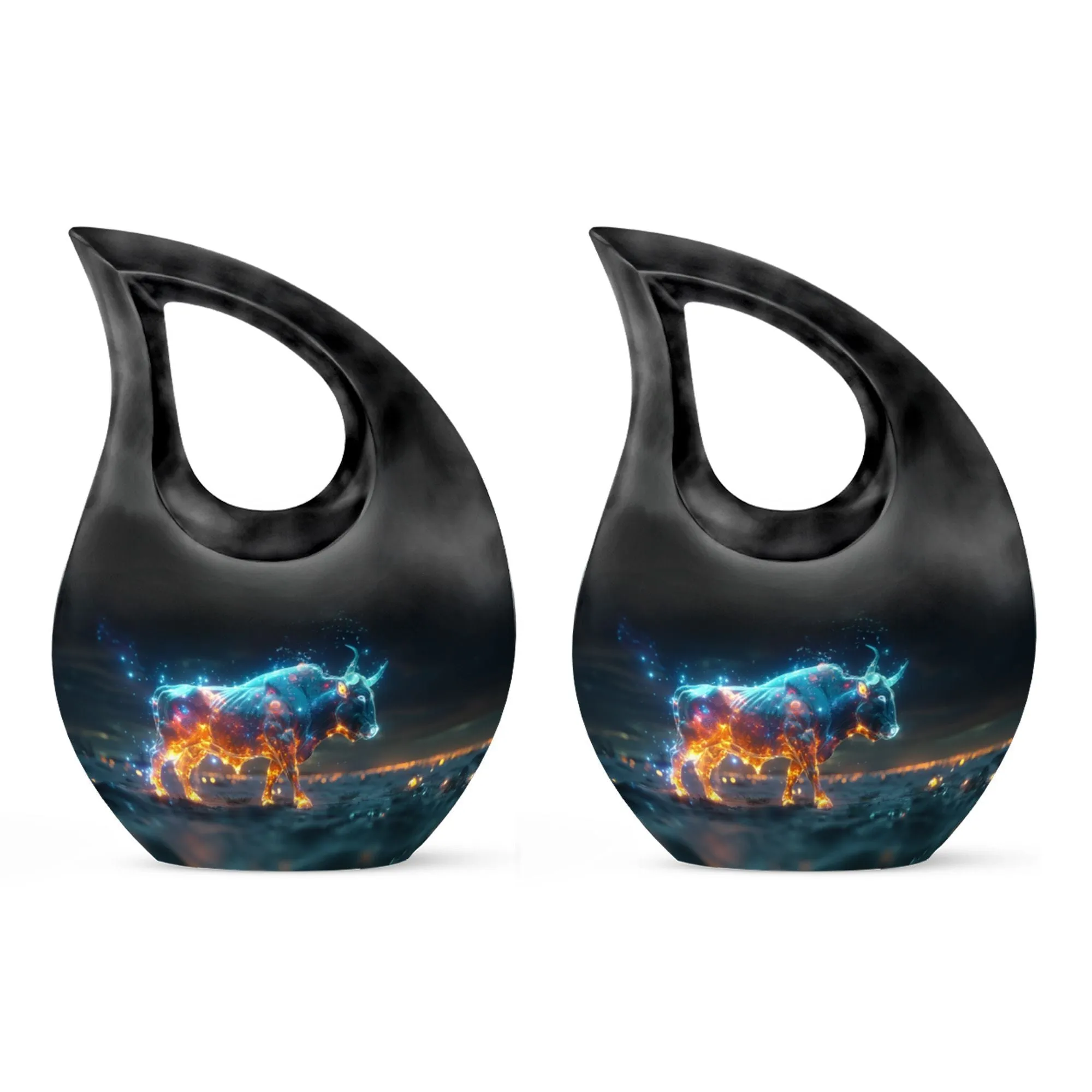 Stellar Taurus Glow Majestic Memorial Urn for Ashes