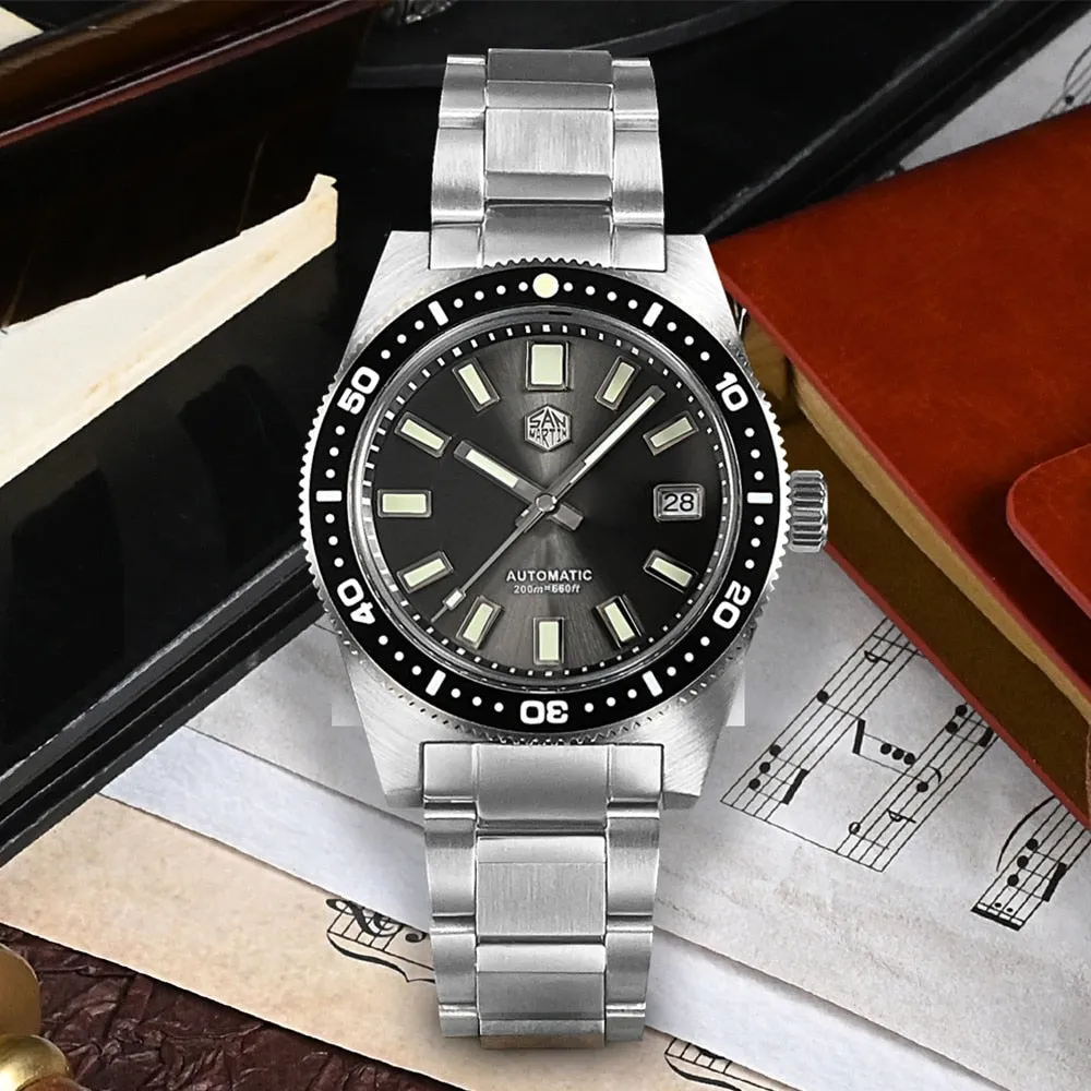 ★SuperDeals★San Martin 39mm 62mas Dive Watch SN007GB