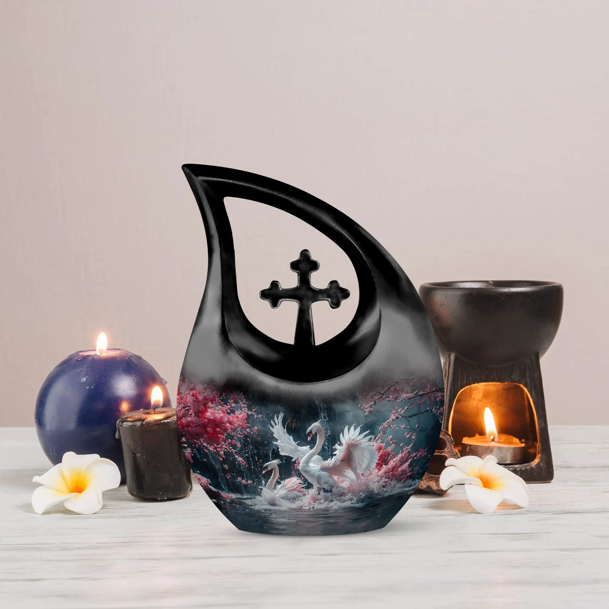 Swan Dance Tribute A Dignified Commemoration Memorial Urn