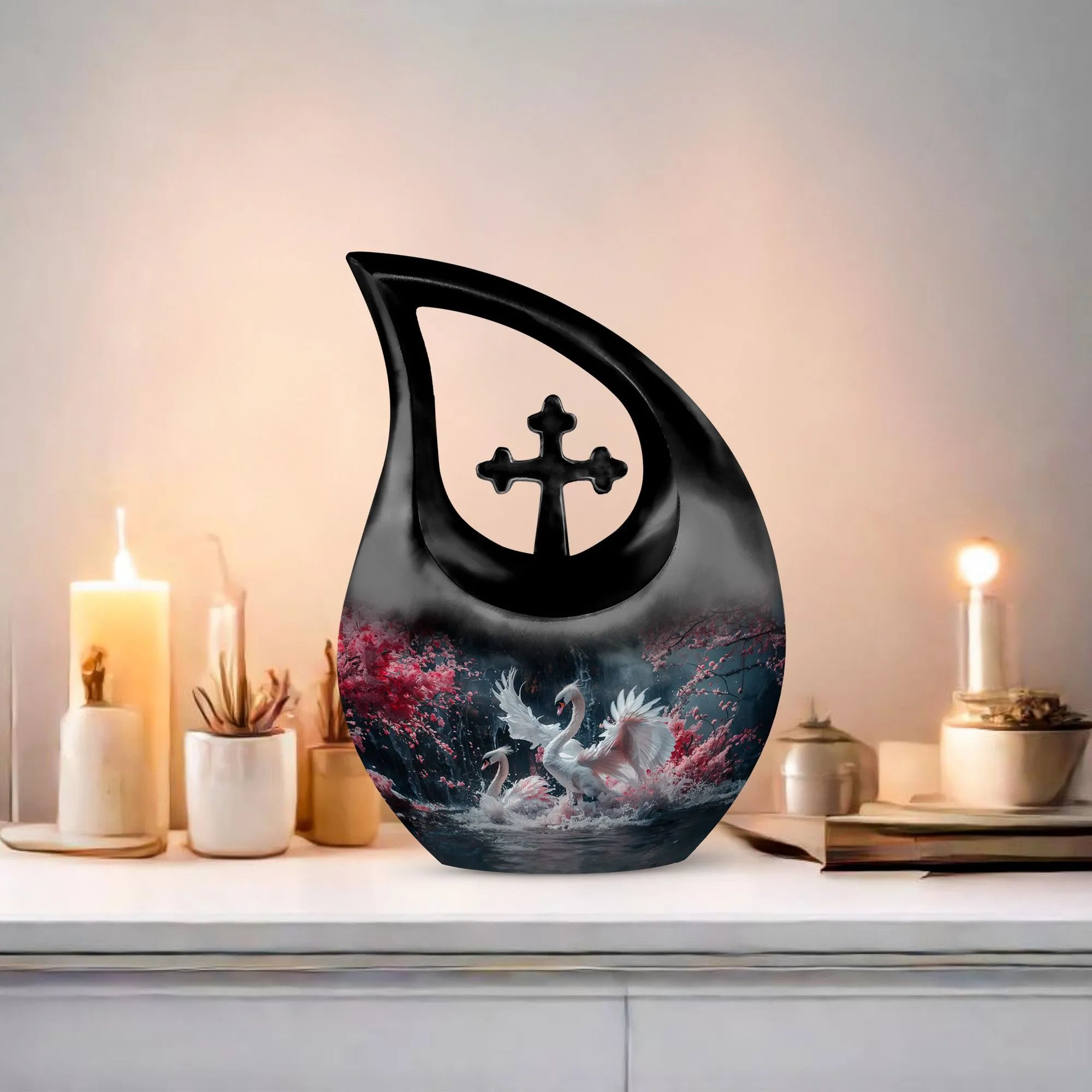 Swan Dance Tribute A Dignified Commemoration Memorial Urn