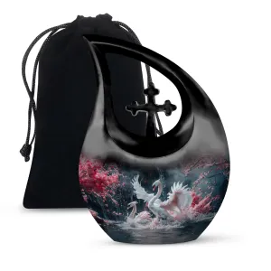Swan Dance Tribute A Dignified Commemoration Memorial Urn