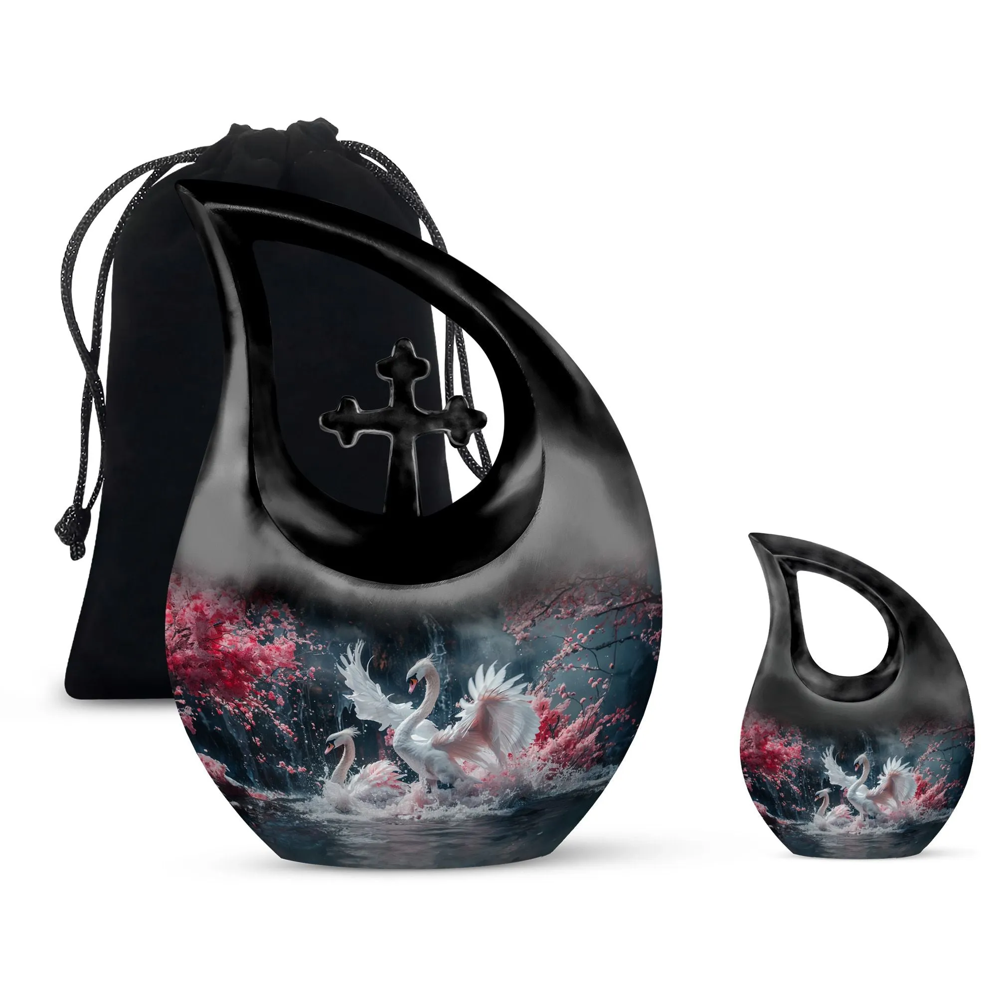 Swan Dance Tribute A Dignified Commemoration Memorial Urn