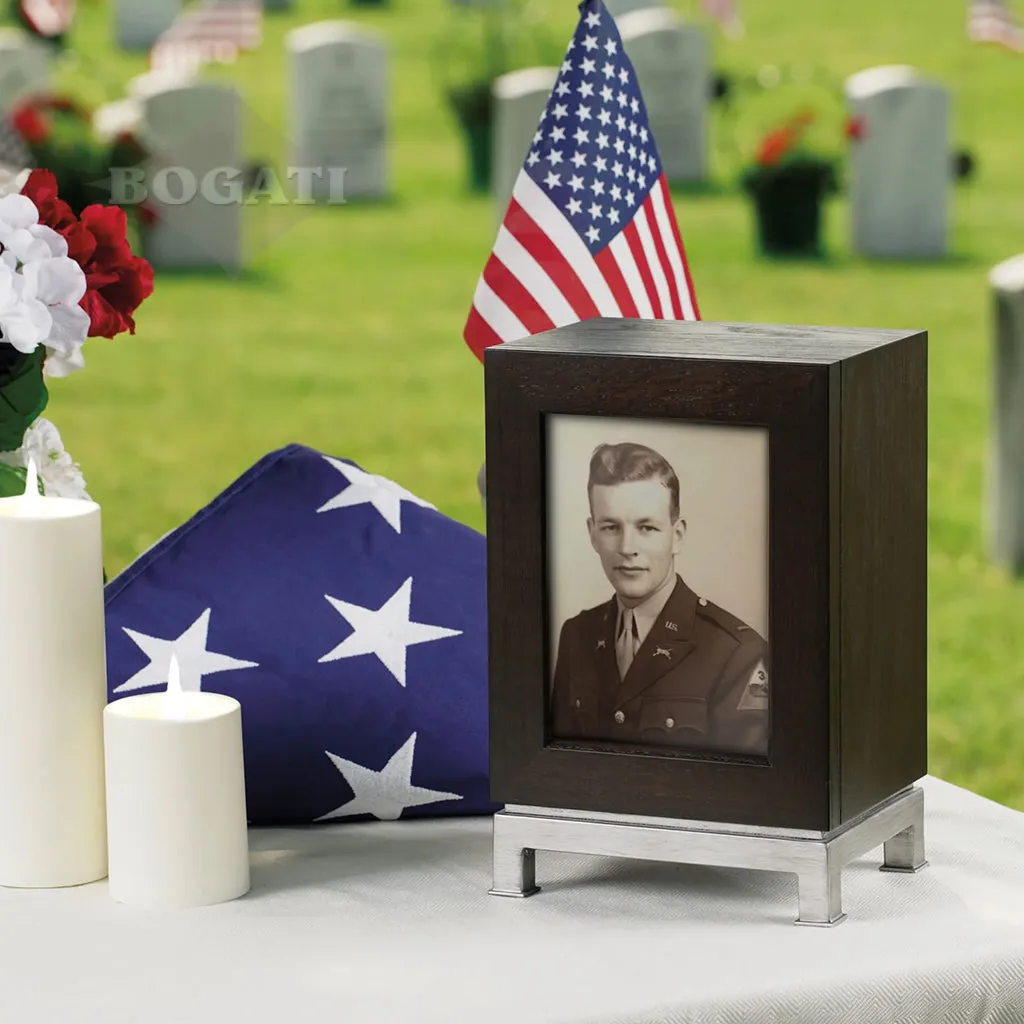 TC Howard Miller Photo Frame Urn - Metro Mantel Series