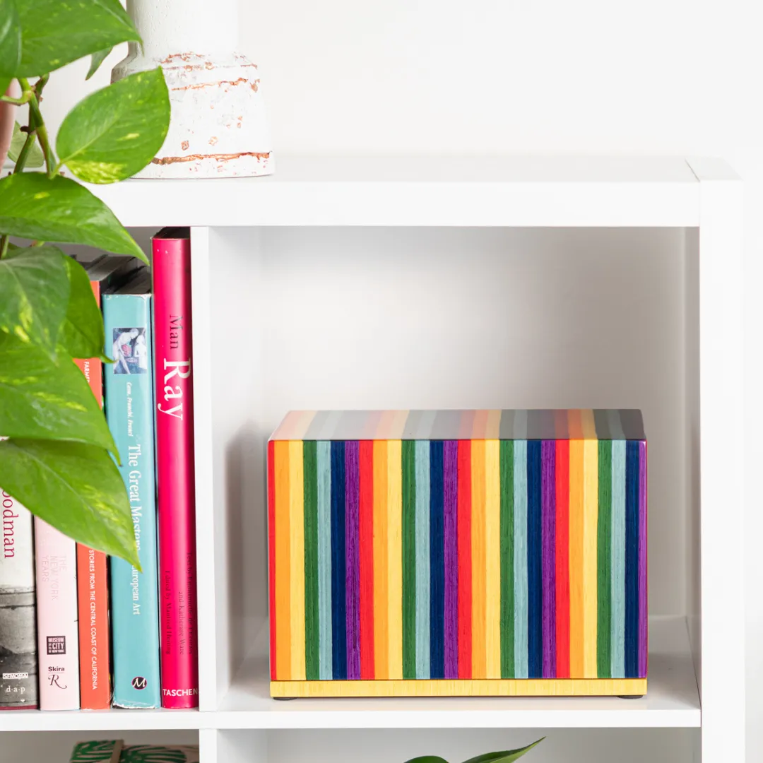 The Hudson Urn in Vibrant Multicolor