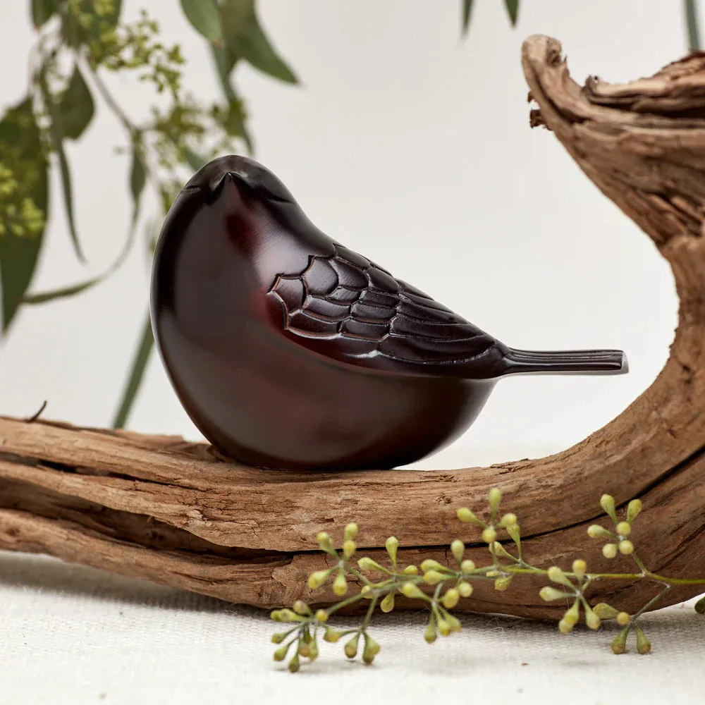 The Lucy Songbird Keepsake Urn in Bronze