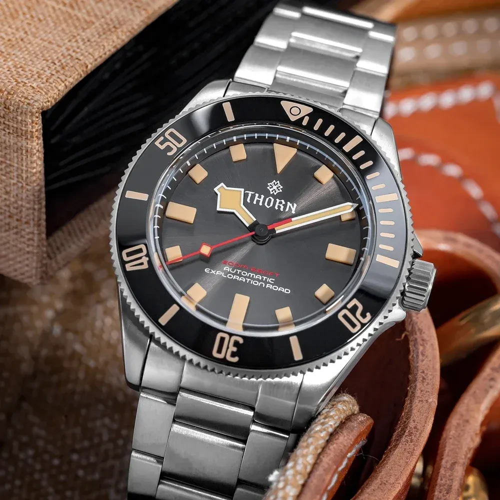 Thorn PT5000 Automatic 39mm Titanium Watch SHY036
