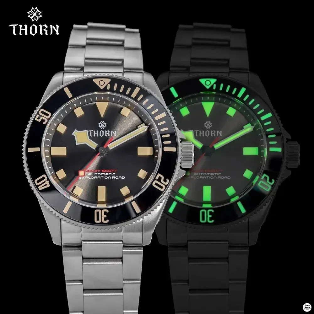 Thorn PT5000 Automatic 39mm Titanium Watch SHY036