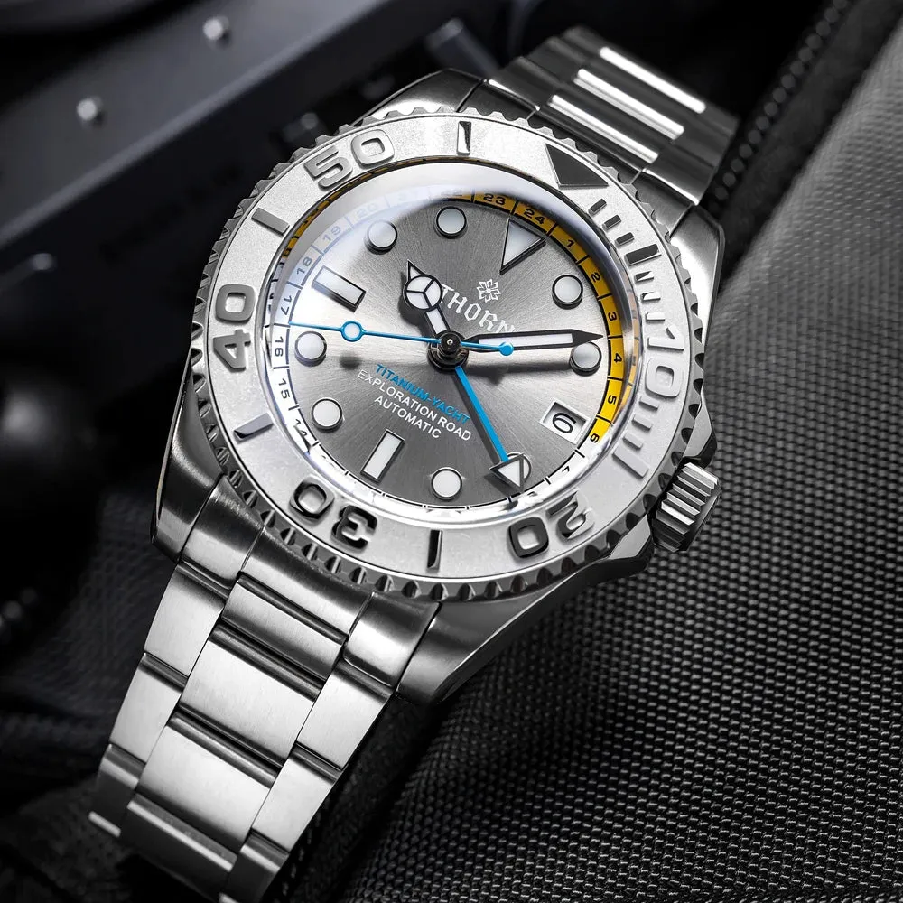 Thorn Titanium Helium Valve NH34 GMT Sub Watch