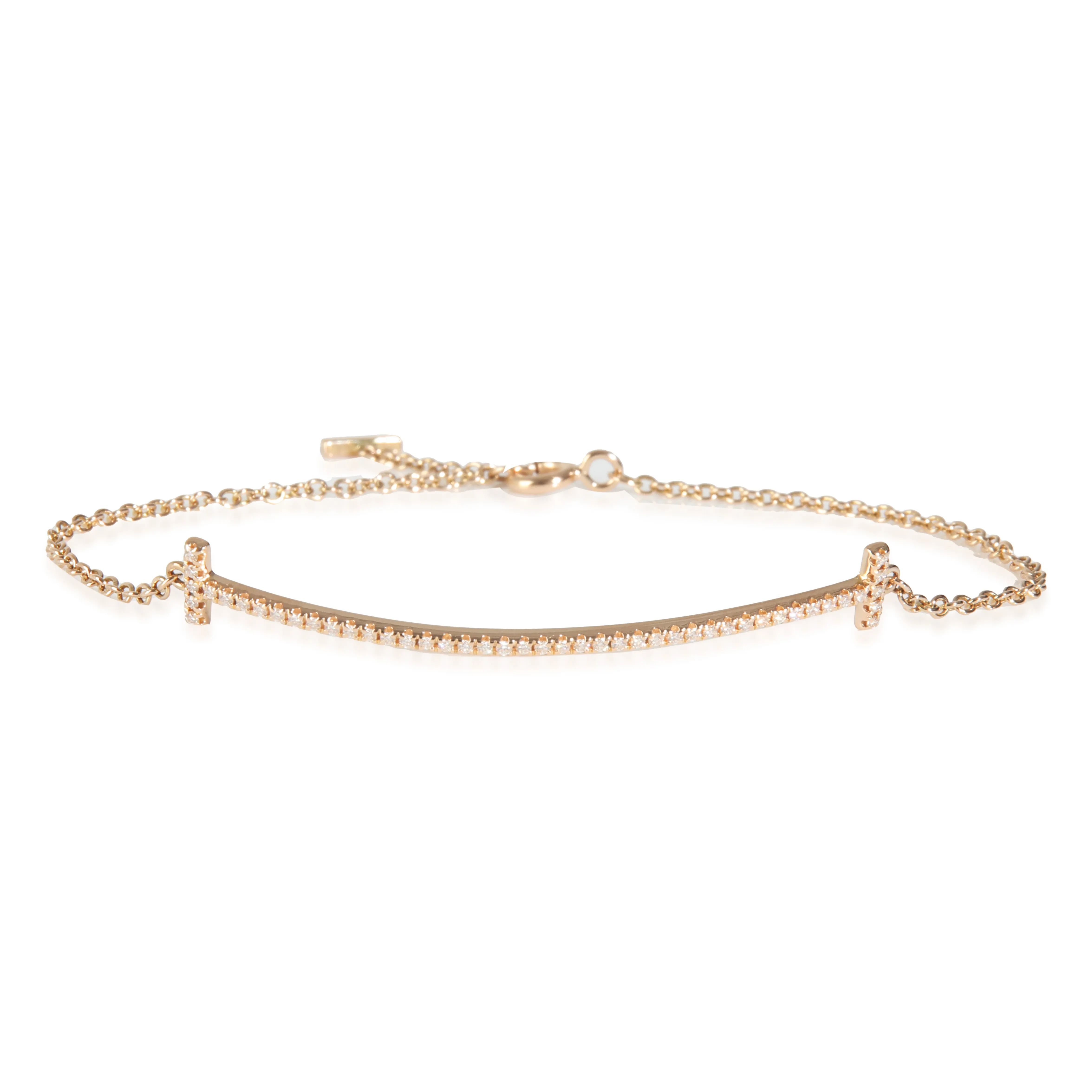 Tiffany & Co. Rose Gold  Tiffany T Smile Bracelet