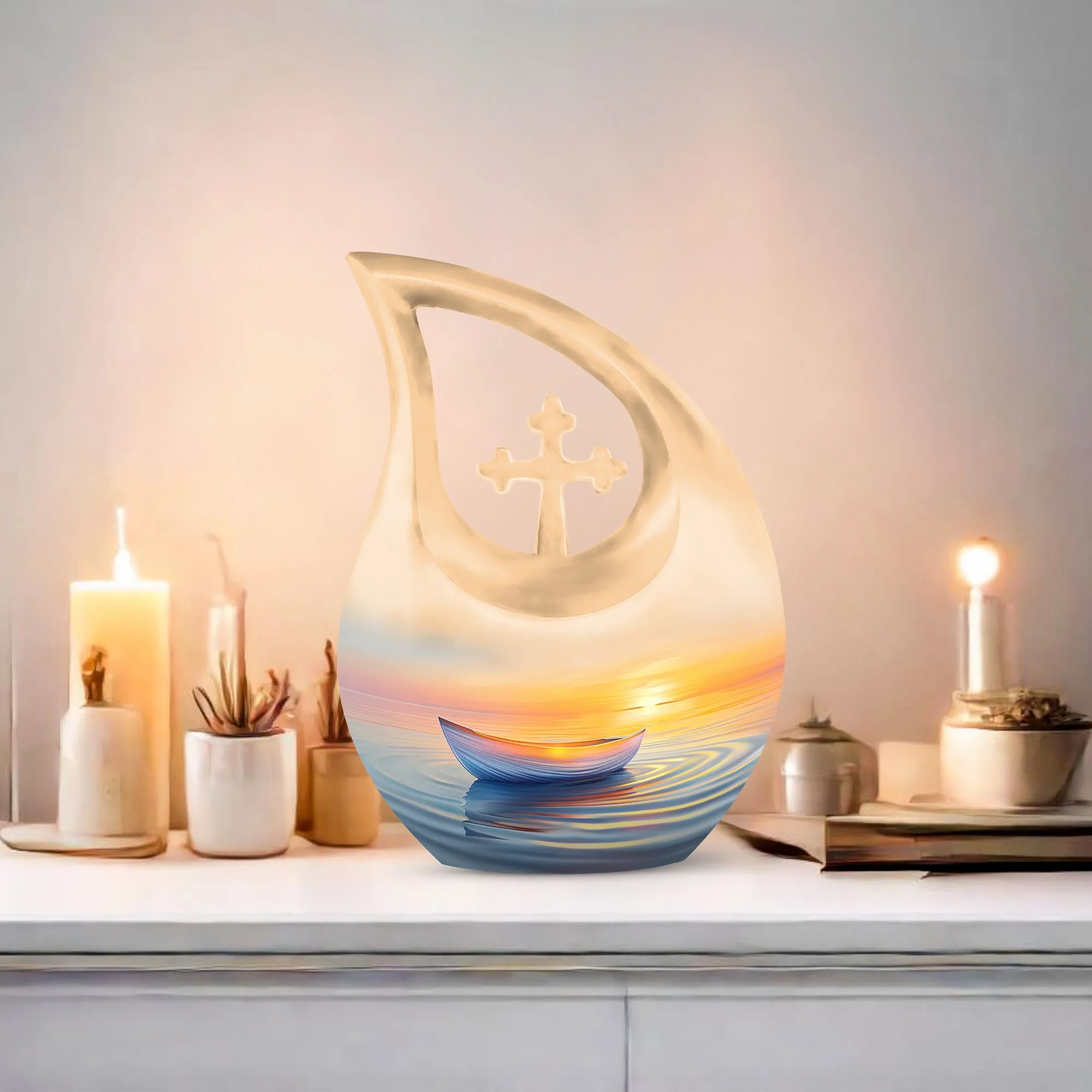 Tranquil Serenity Memorial Urn- Cremation Urn
