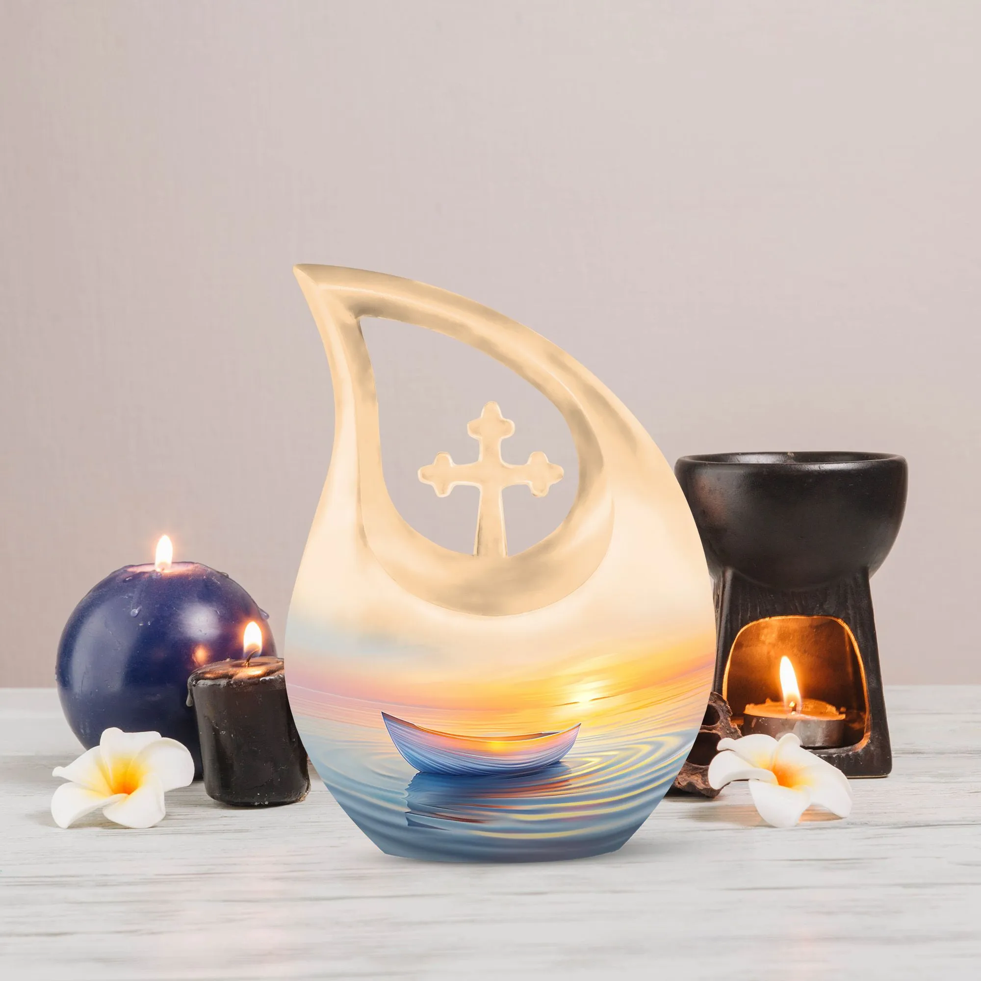 Tranquil Serenity Memorial Urn- Cremation Urn