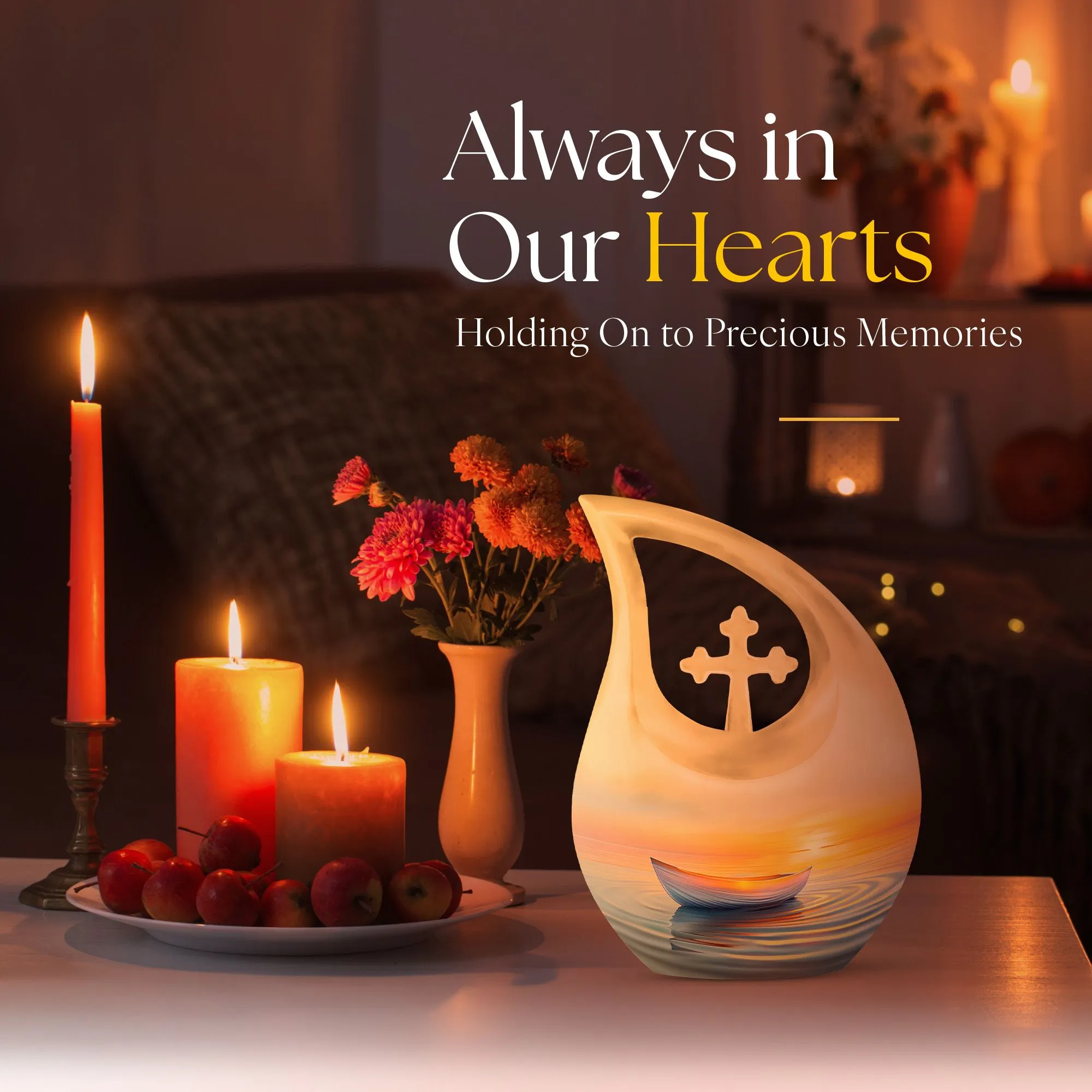 Tranquil Serenity Memorial Urn- Cremation Urn