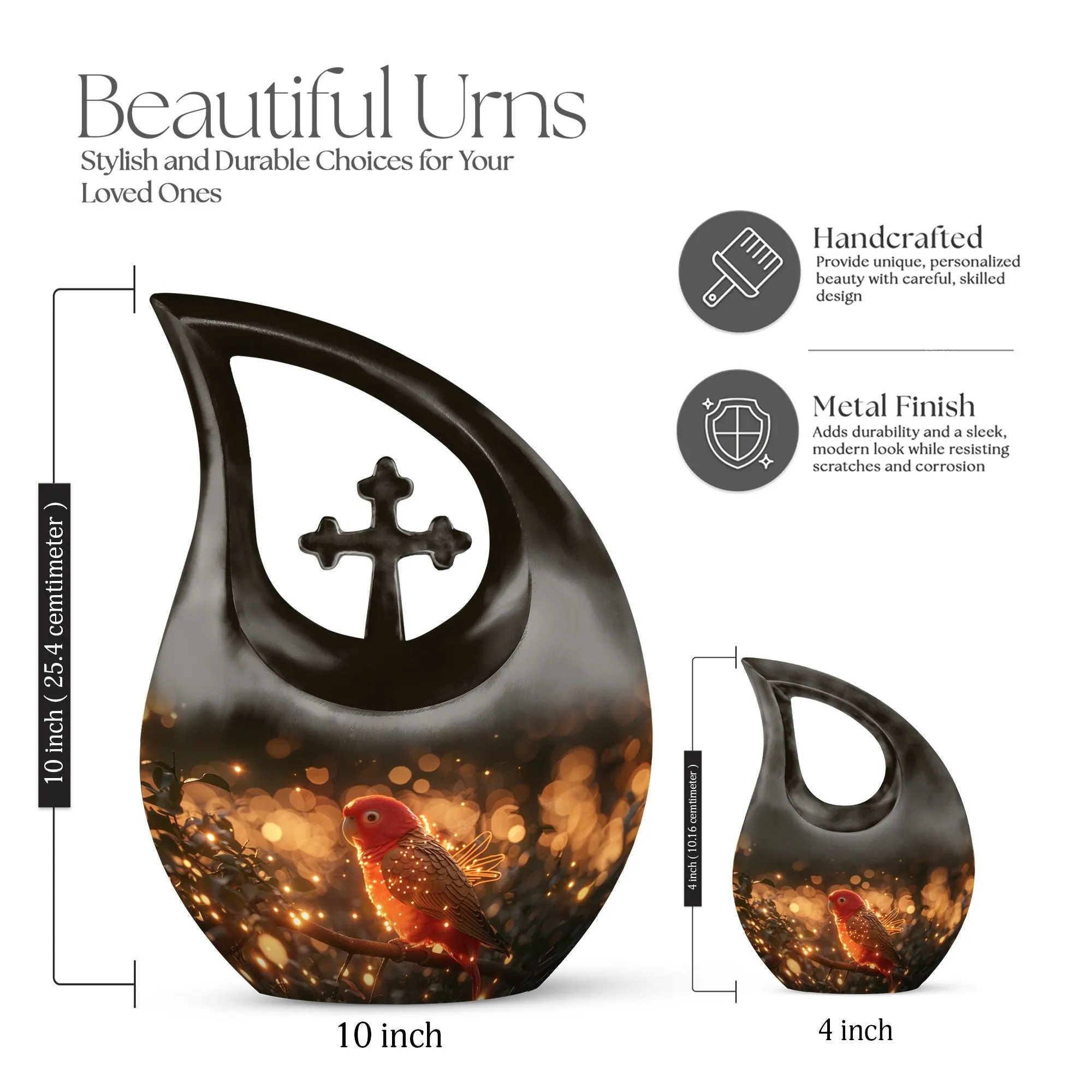 Twilight Ember Wings Cremation: A Memorable Tribute Urn