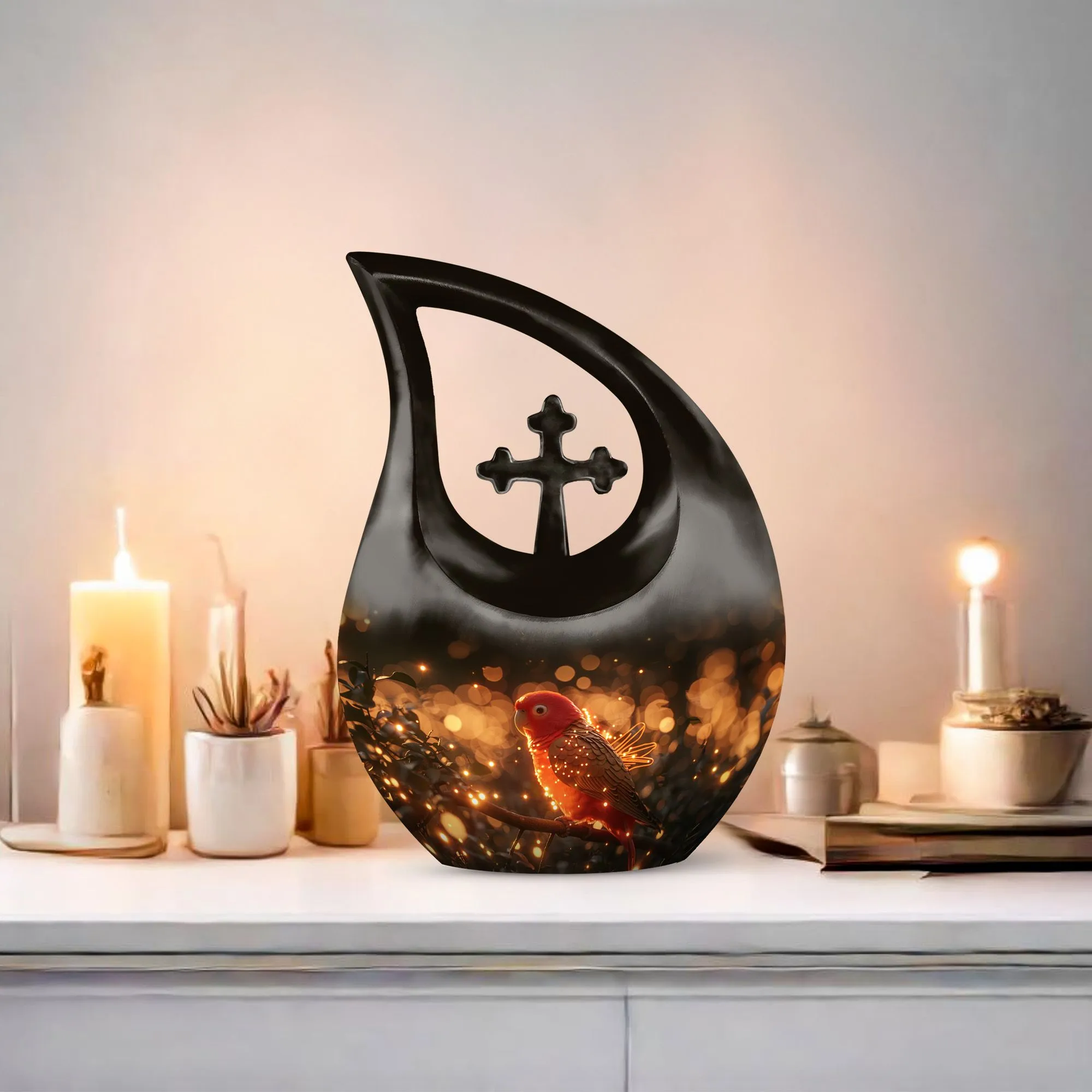 Twilight Ember Wings Cremation: A Memorable Tribute Urn