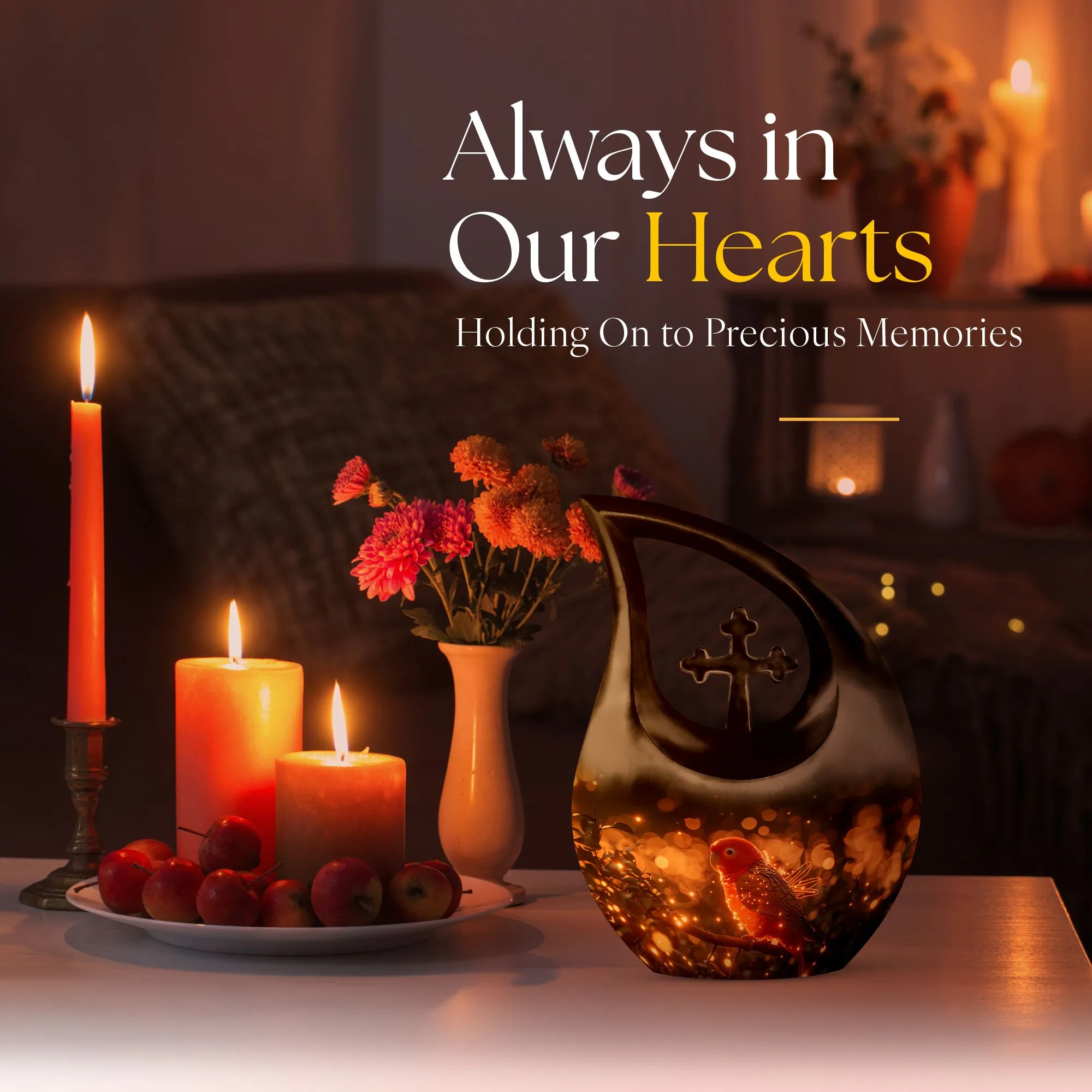 Twilight Ember Wings Cremation: A Memorable Tribute Urn
