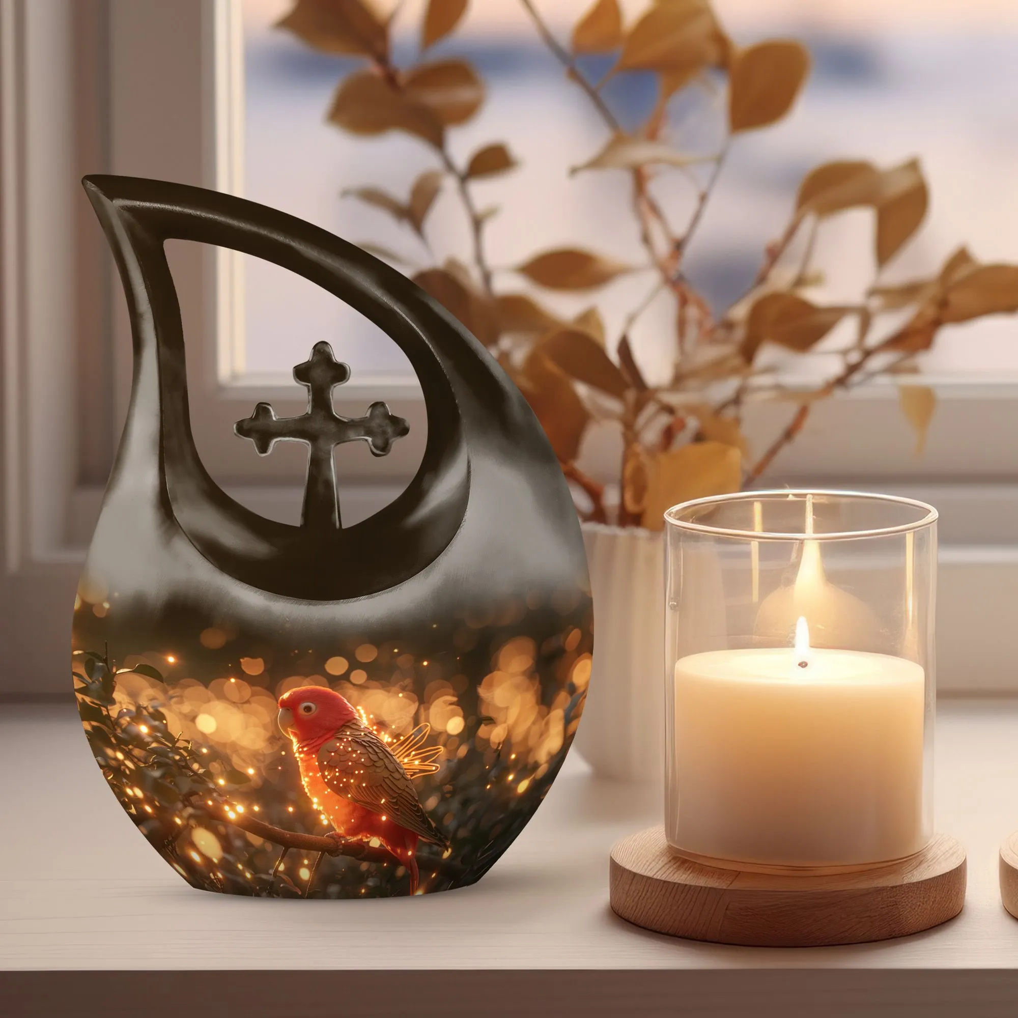 Twilight Ember Wings Cremation: A Memorable Tribute Urn