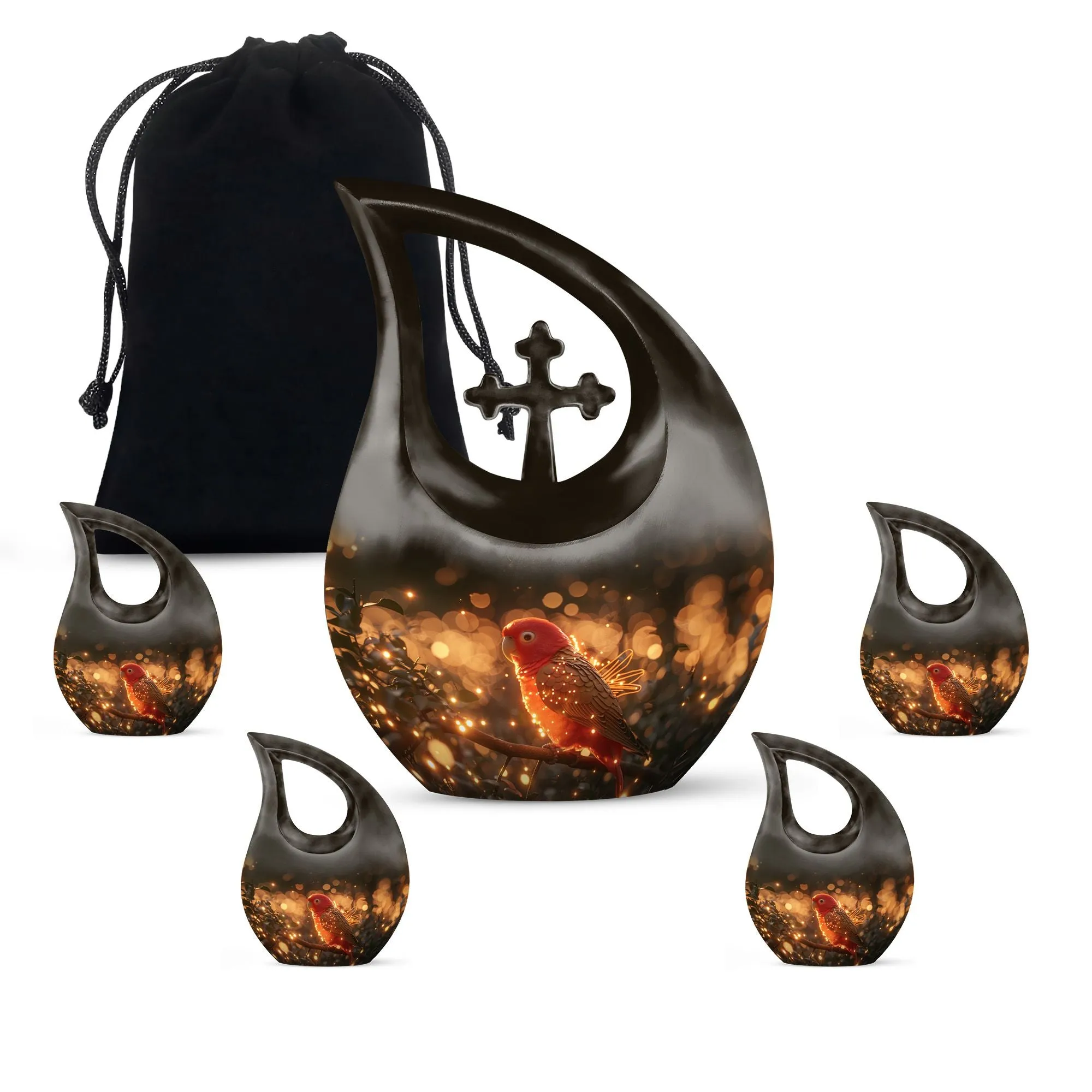 Twilight Ember Wings Cremation: A Memorable Tribute Urn