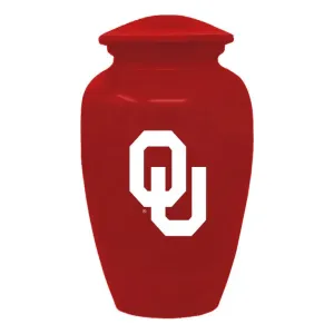 University of Oklahoma Cremation Urn |  Oklahoma Adult ash cremation urn | Can be Engraved