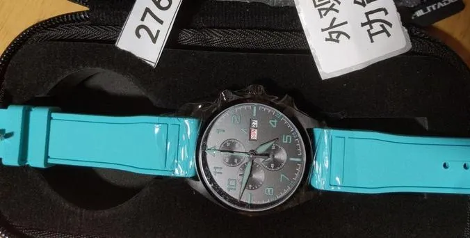 ★US Pre-Owned★Militado 39mm Chronoragph Pilot Watch ML04