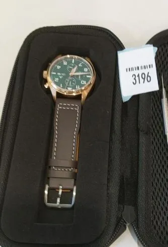 ★US Pre-Owned★Militado 39mm Chronoragph Pilot Watch ML04